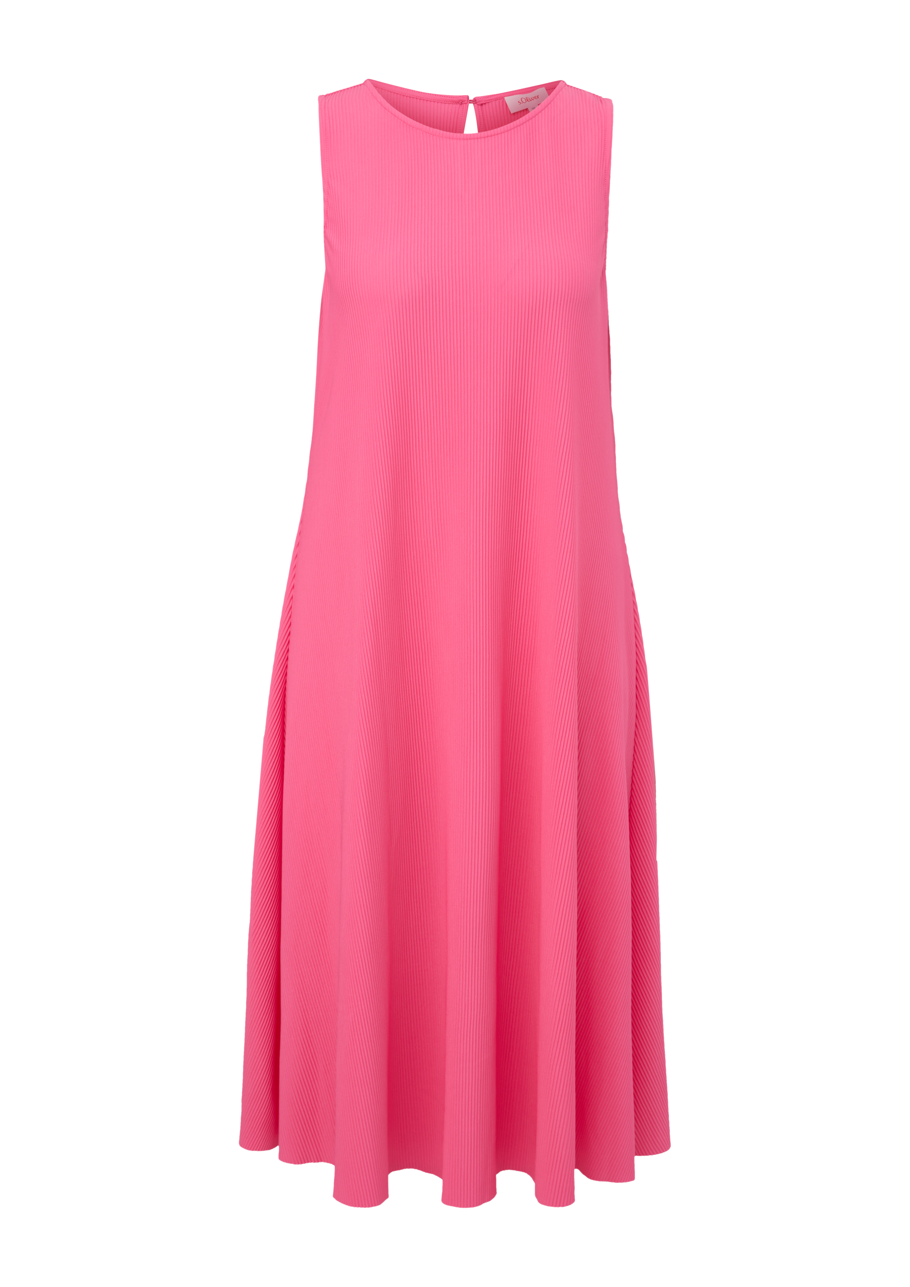 s.Oliver - Kleid mit Plisseefalten, Damen, Rosa