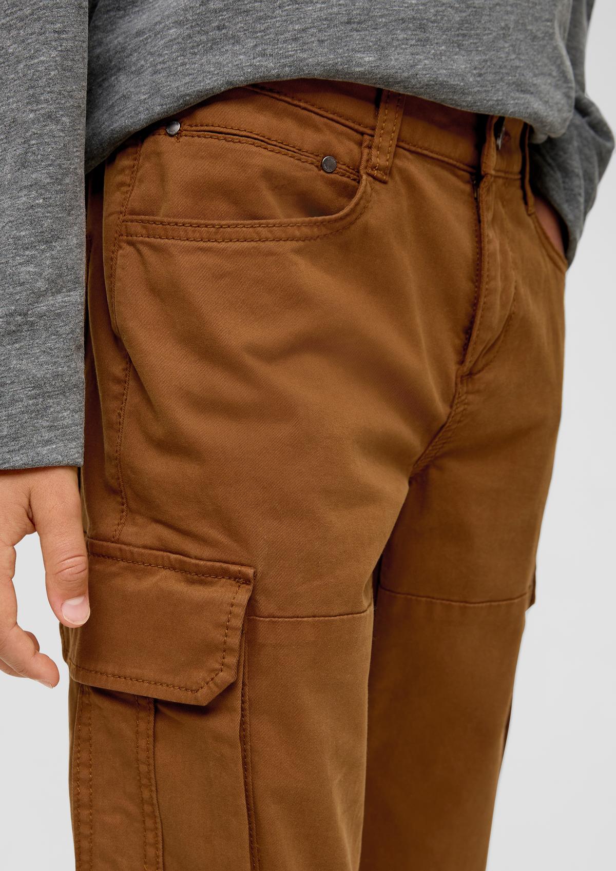 s.Oliver Pete: twill trousers with cargo pockets