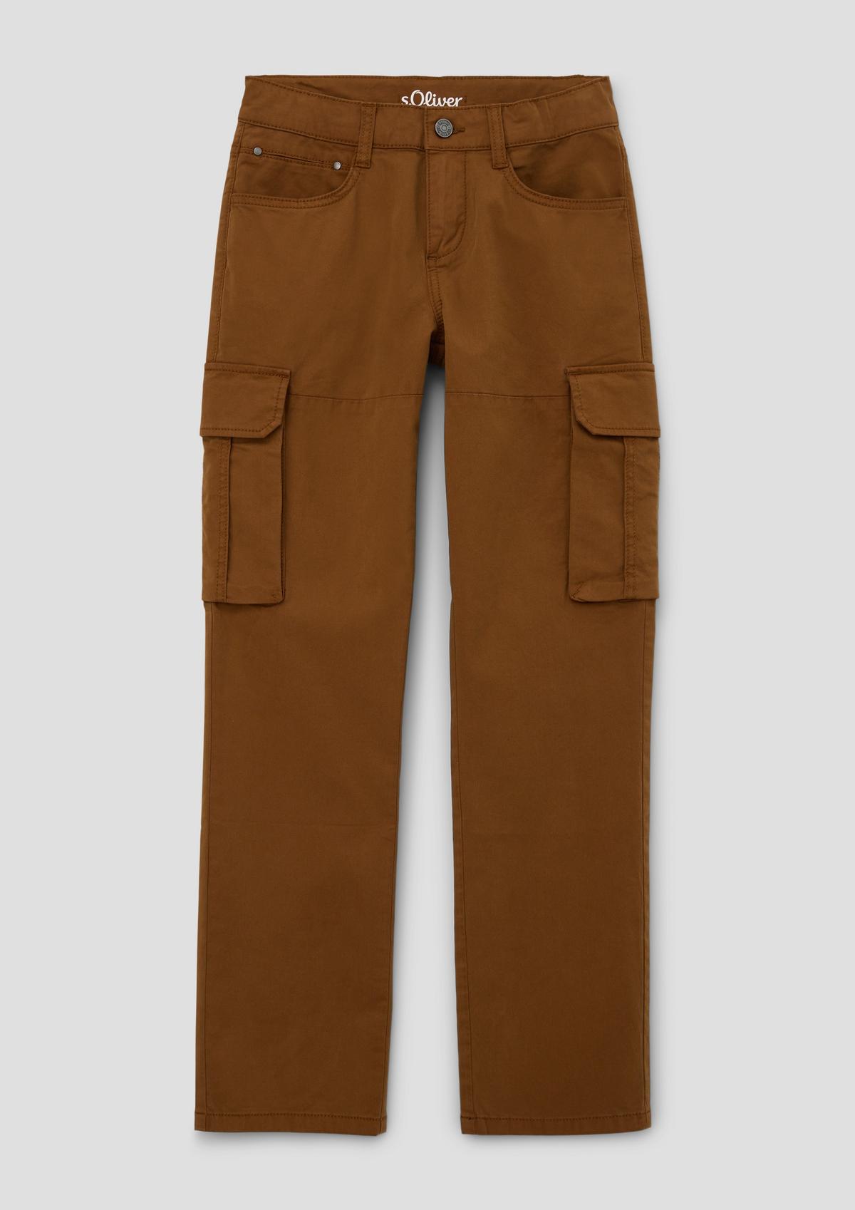 s.Oliver Pete: twill trousers with cargo pockets