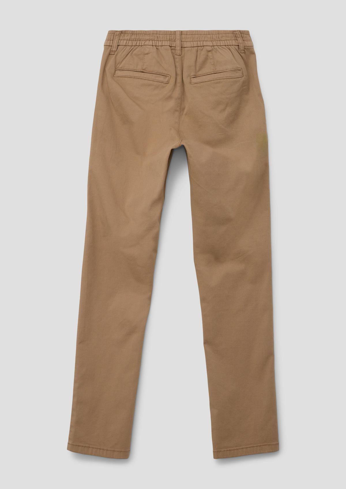 s.Oliver Chinos: trousers with a dobby texture
