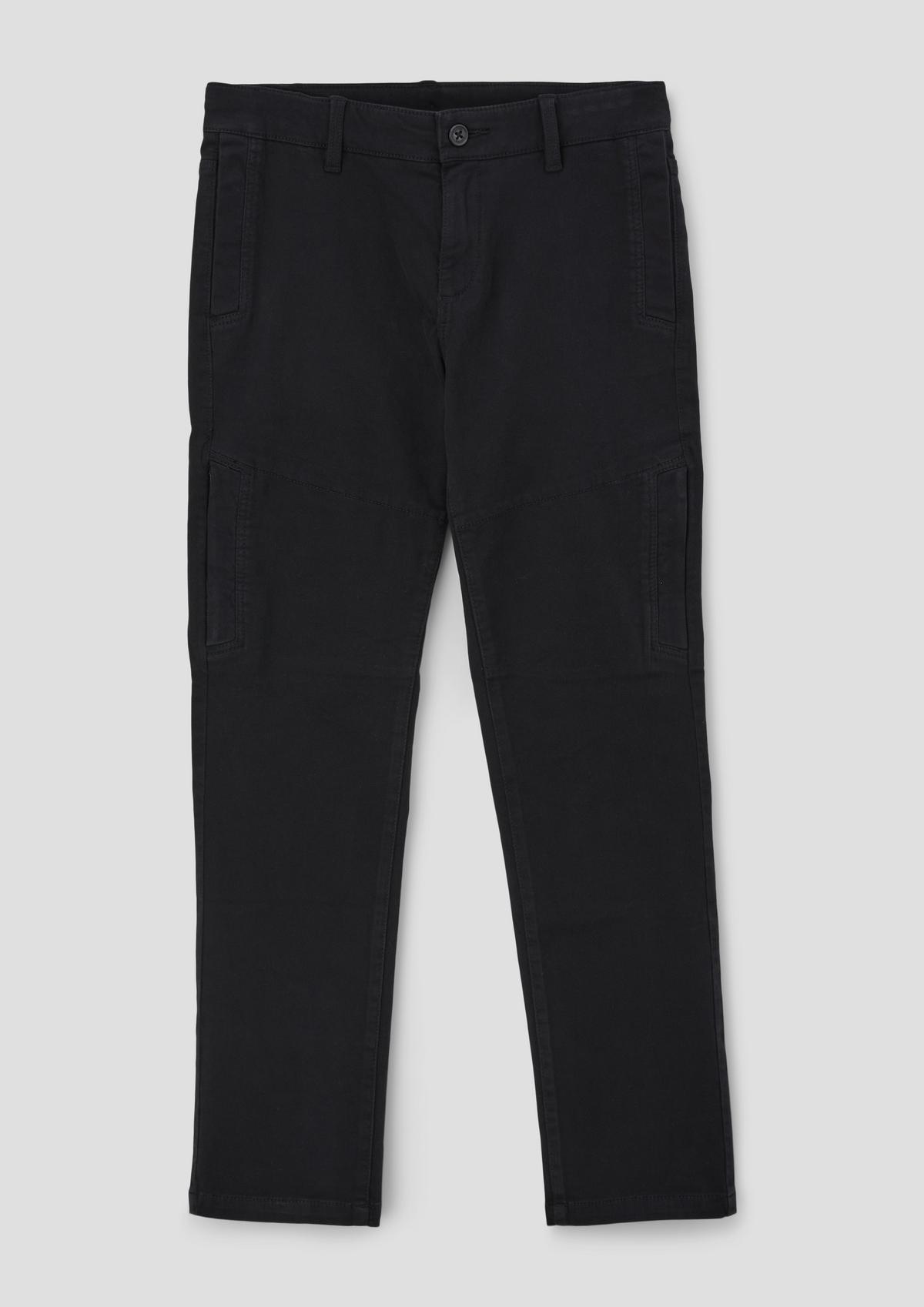s.Oliver Regular : pantalon Pete à la texture armurée