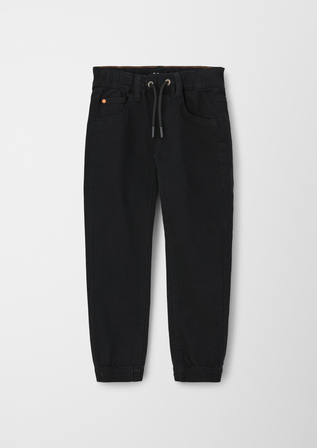Brad joggers: trousers with an elasticated waistband - navy
