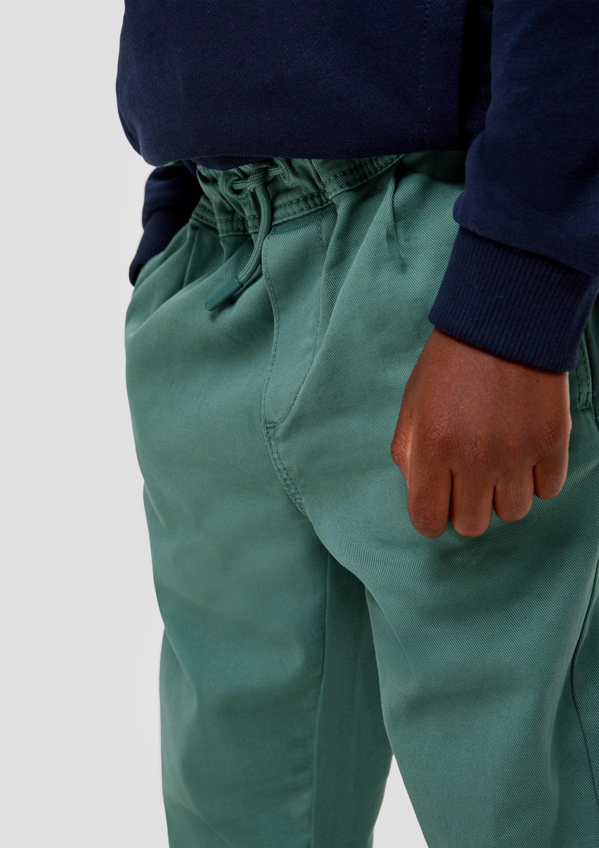 s.Oliver Coupe Loose : pantalon à effet teint en pièce