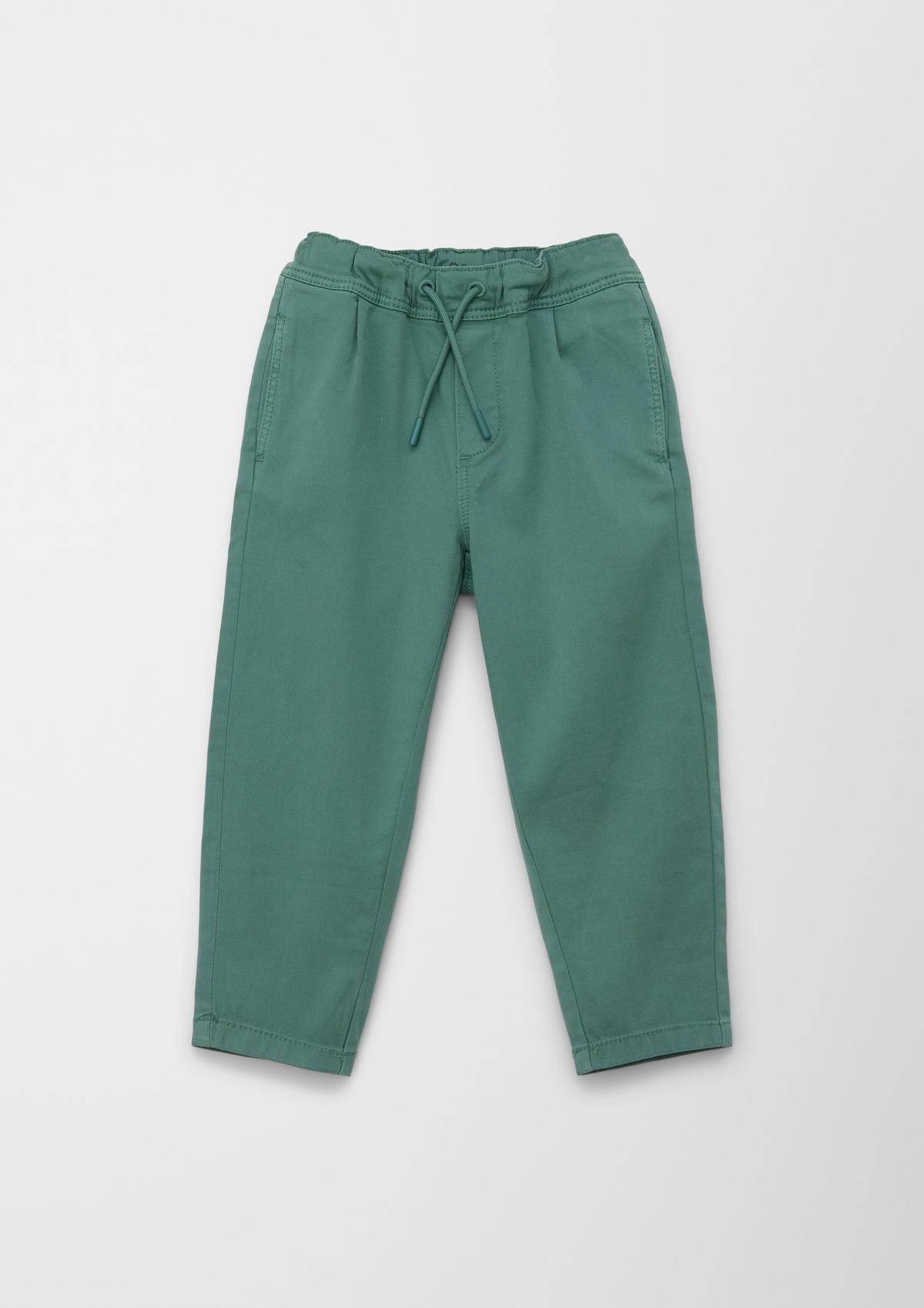 s.Oliver Loose fit: garment-dyed trousers