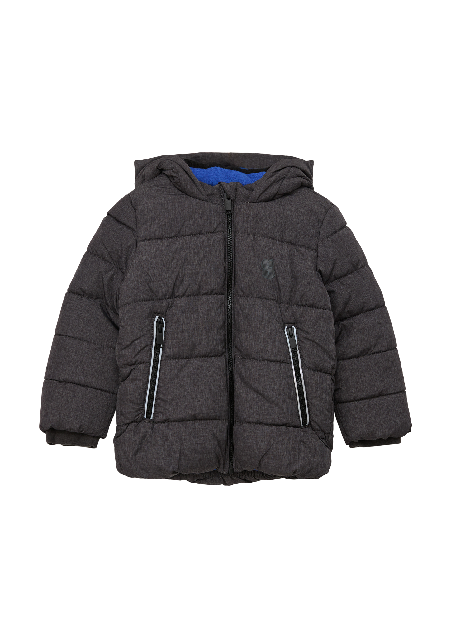 s.Oliver - Warm wattierte Steppjacke mit Fleece-Futter, Kinder, grau