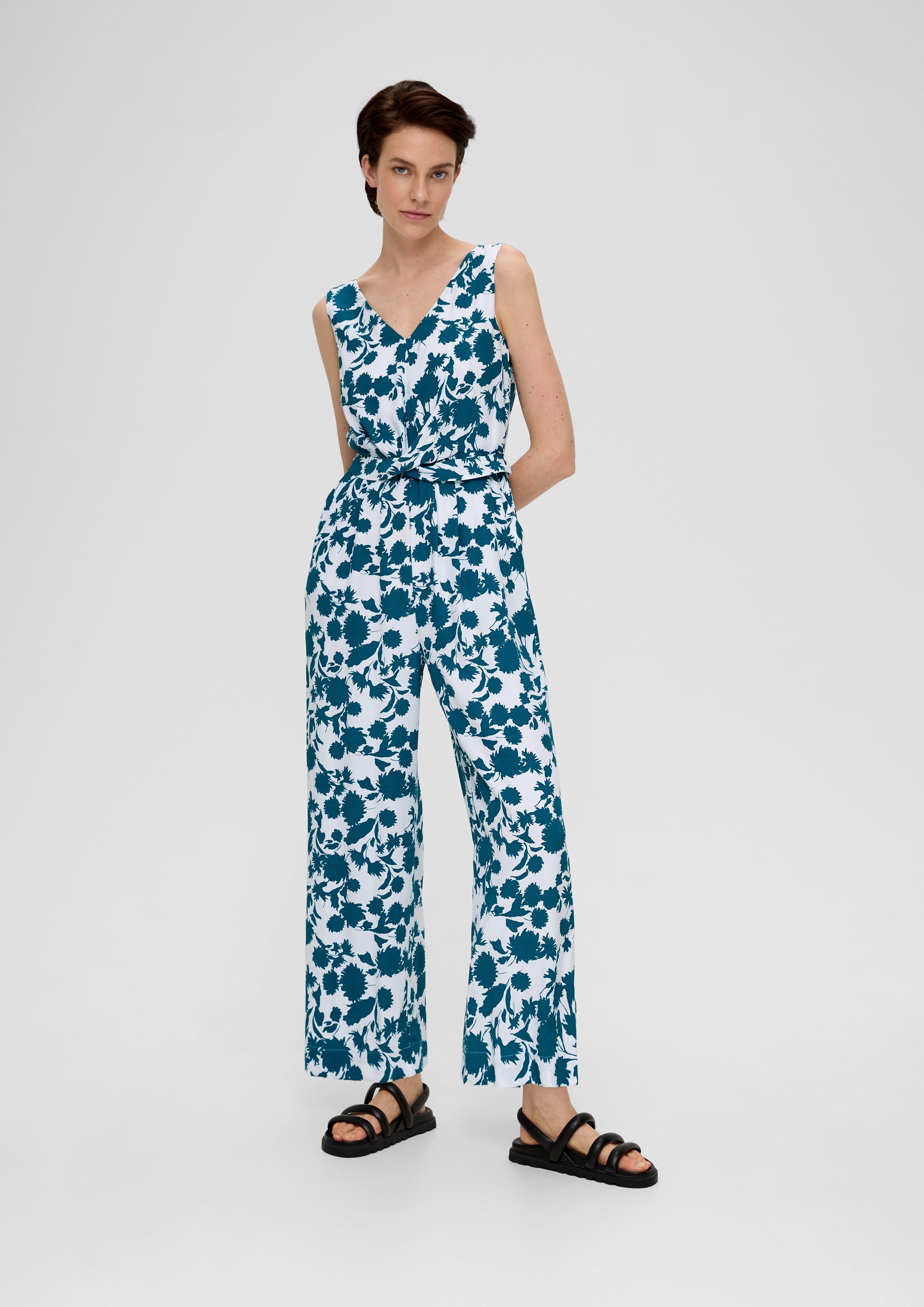 サロペット・オーバーオール・オールインワン louren 21SS summer tweed jumpsuits Overalls Synonms|women's Summer Cotton Linen Wide Leg