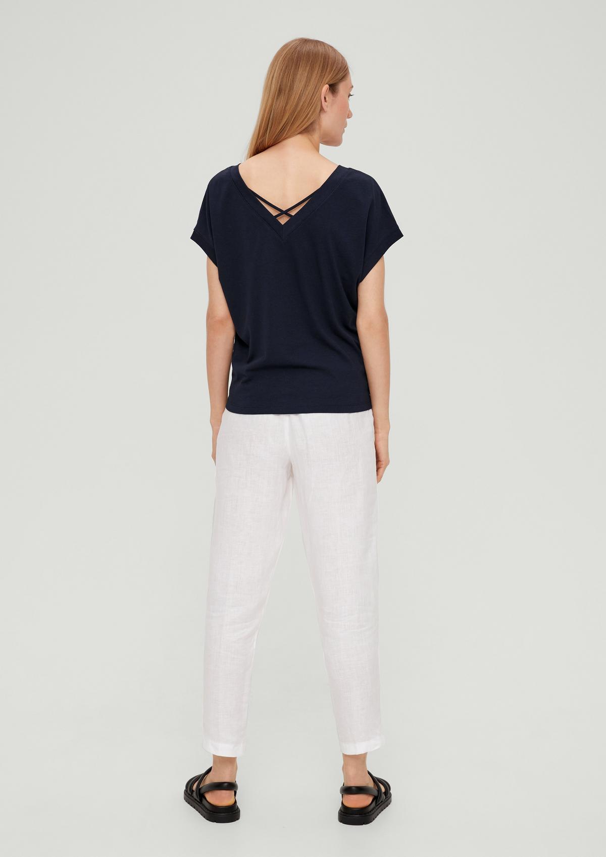 s.Oliver T-shirt with a back detail