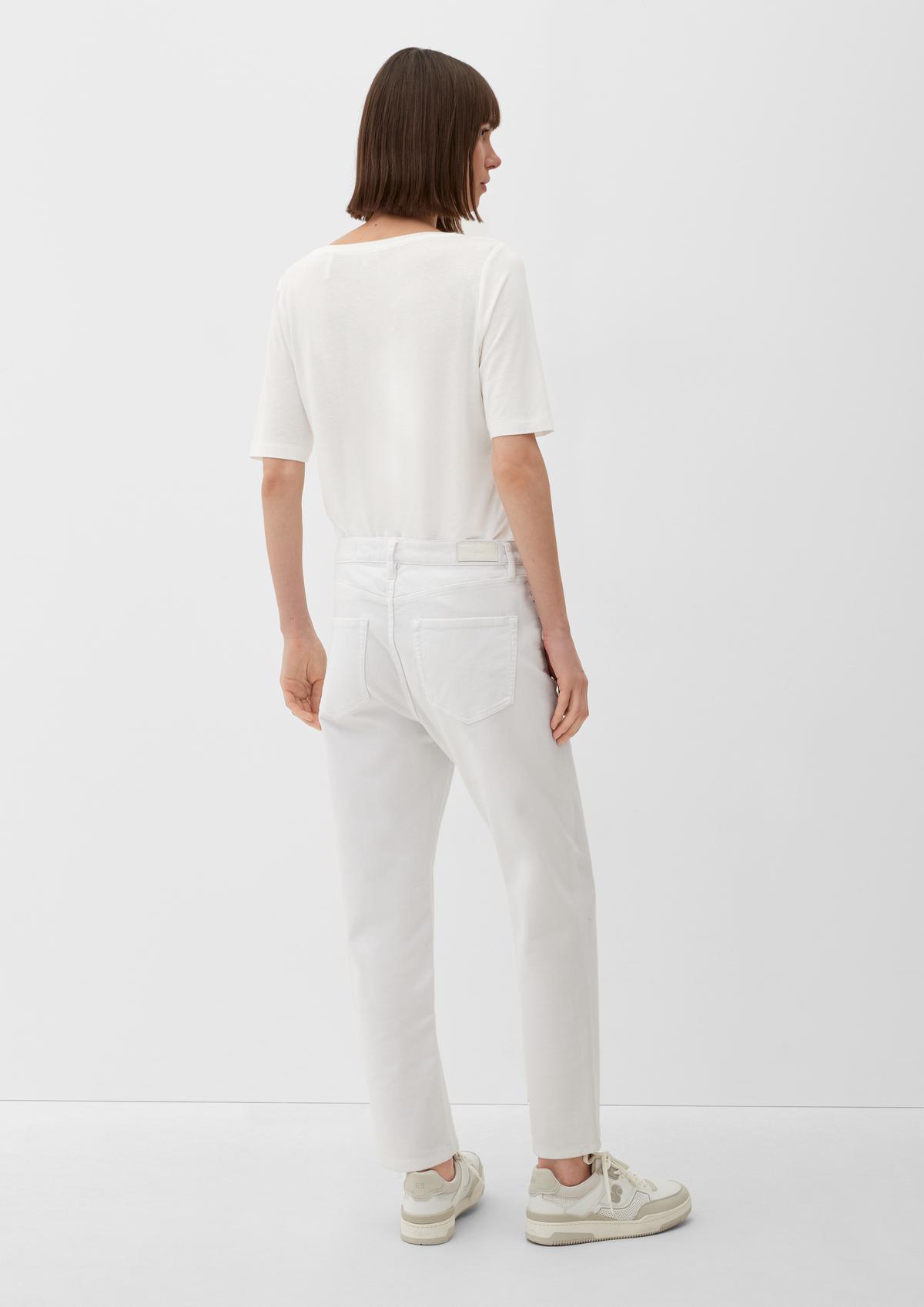 s.Oliver T-shirt made of blended viscose with linen