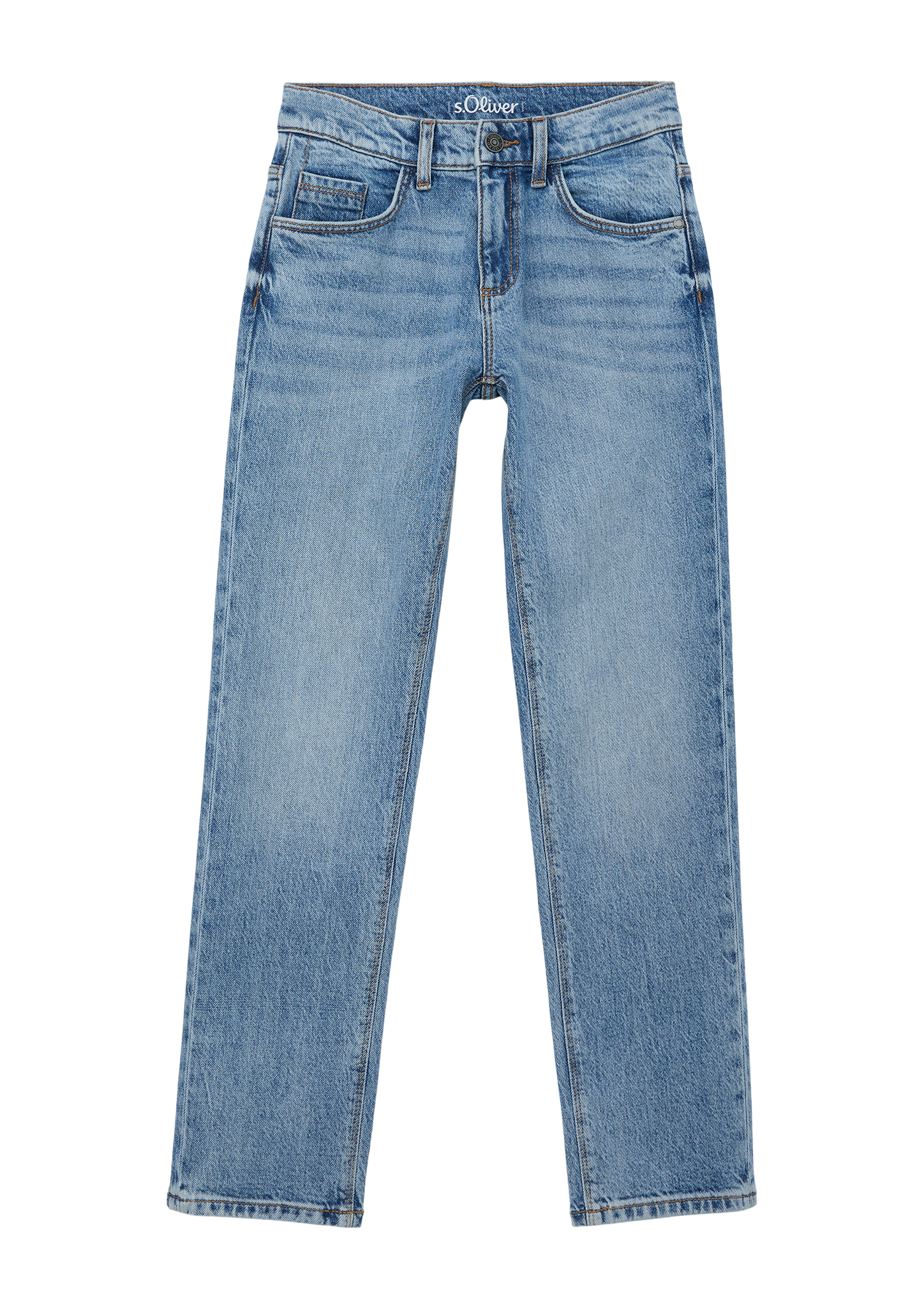 s.Oliver - Jeans Pete / Regular Fit / Mid Rise / Straight Leg, Jungen, blau