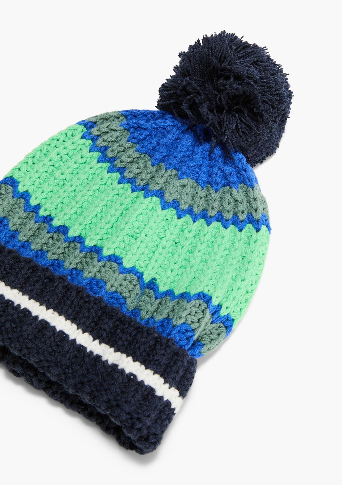 s.Oliver Knitted hat with pompom