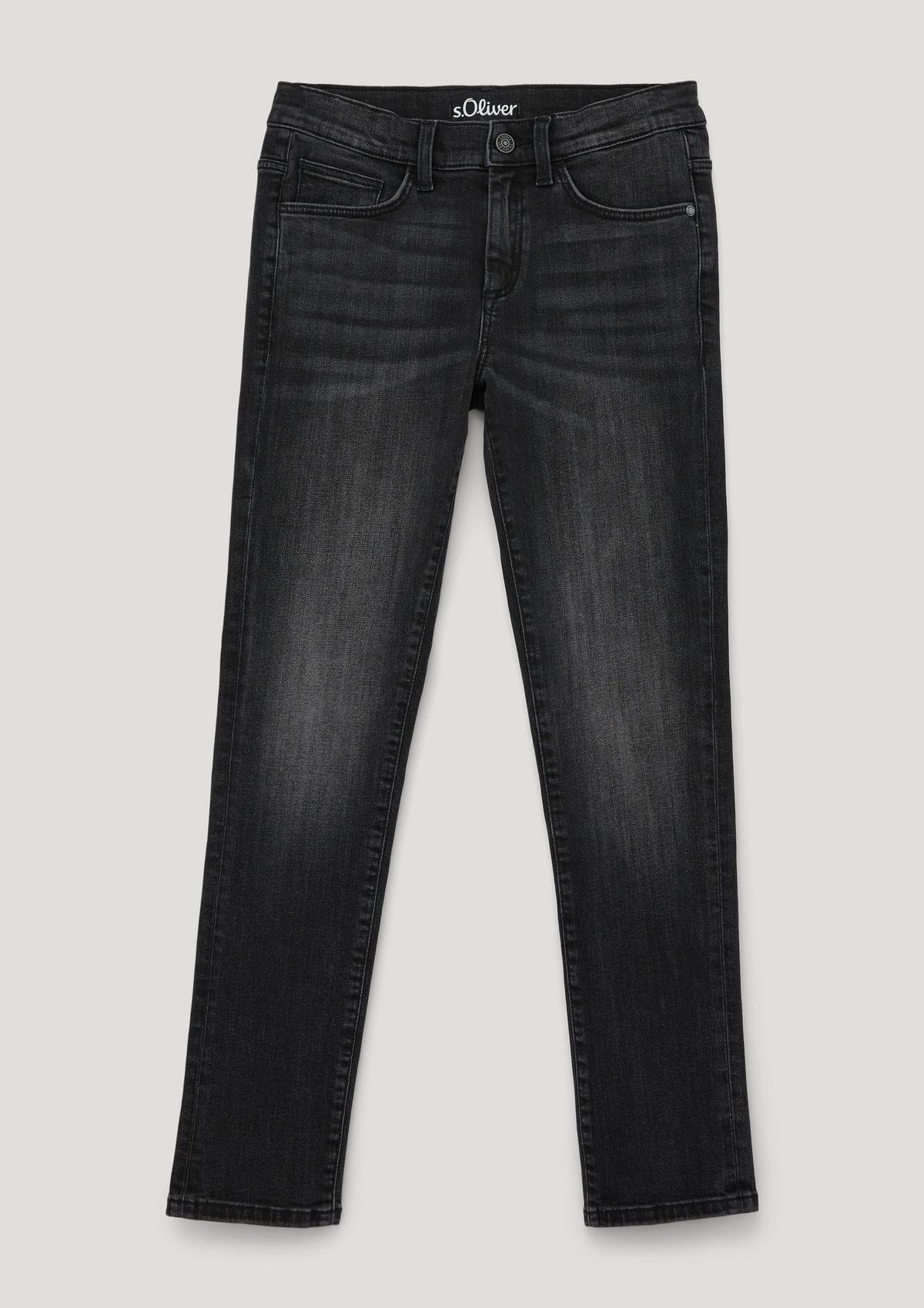 s.Oliver Regular: jeans met used look