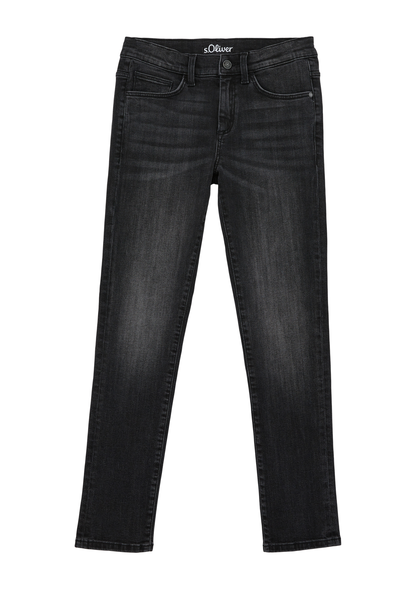 s.Oliver - Jeans Seattle / Regular Fit / Mid Rise / Slim Leg, Jungen, grau