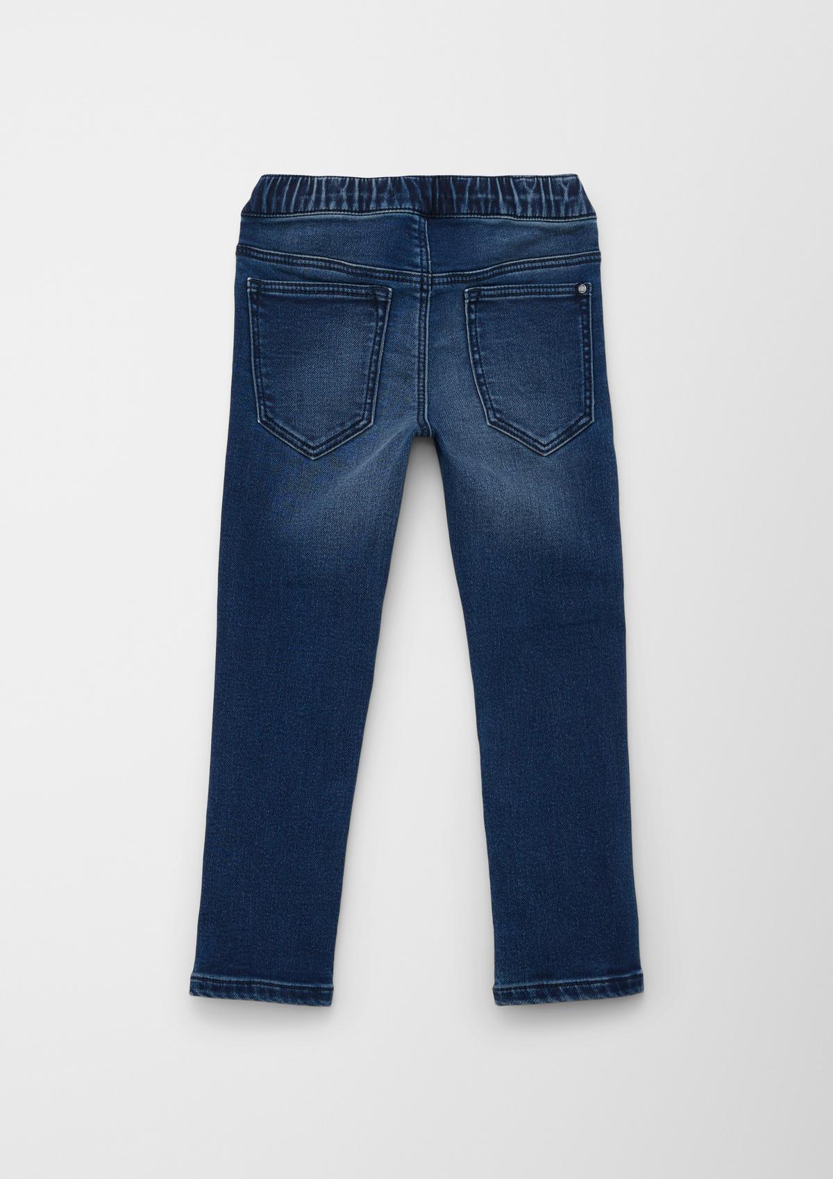s.Oliver Slim fit: jeans with an elasticated waistband