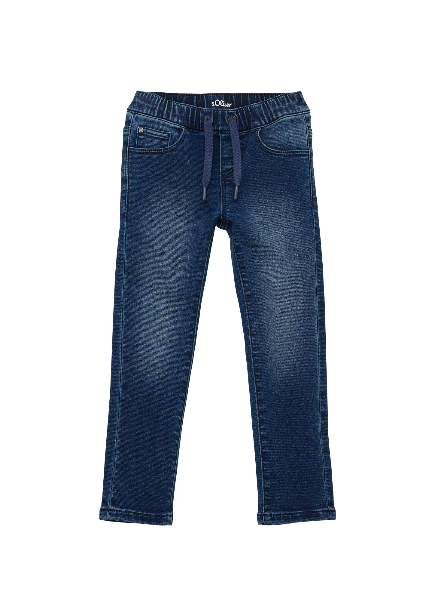 s.Oliver - Jeans Joggstyle Brad / Slim Fit / Mid Rise / Slim Leg, Kinder, blau