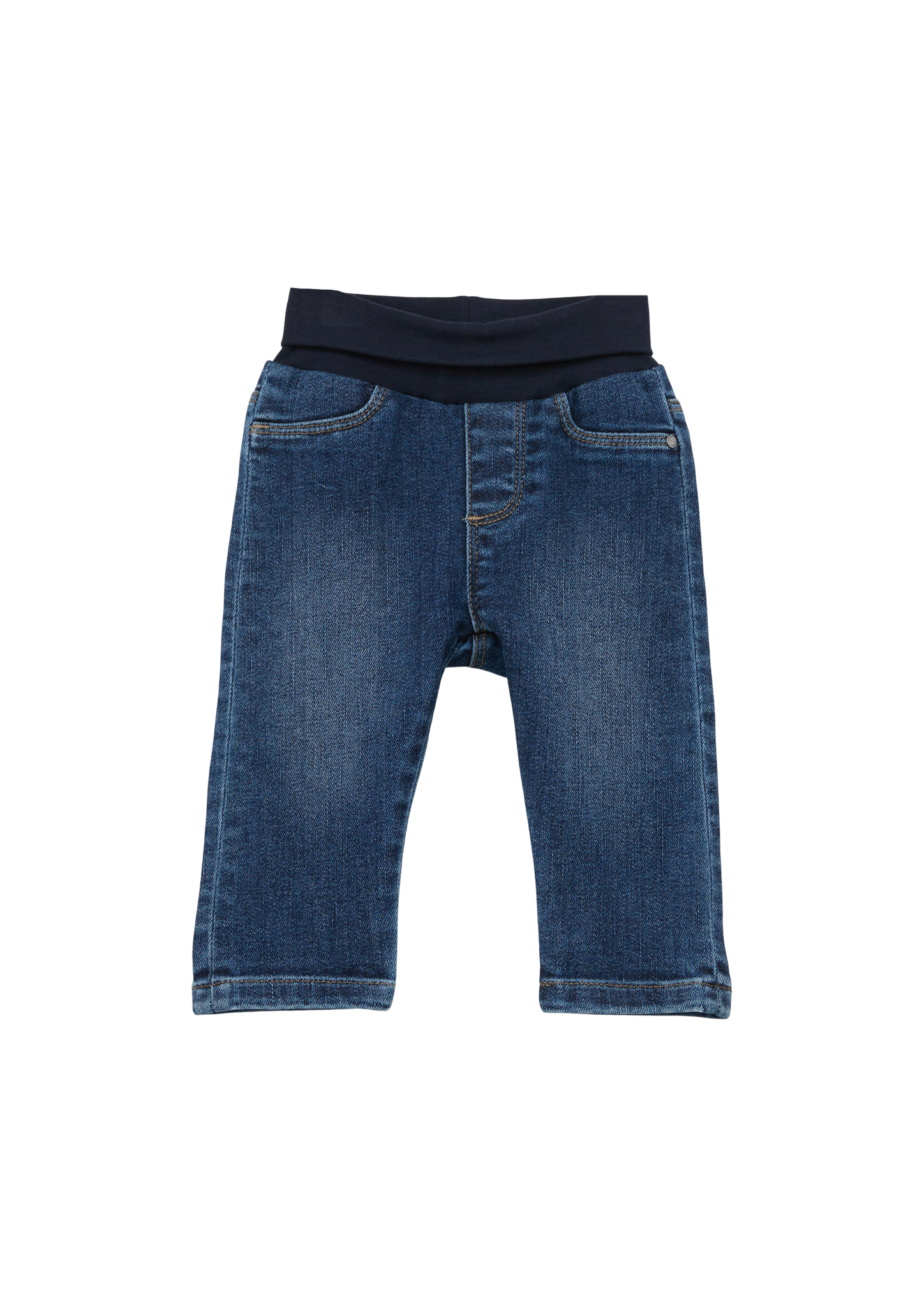 s.Oliver - Jeans mit weichem Rippbund, Babys, blau