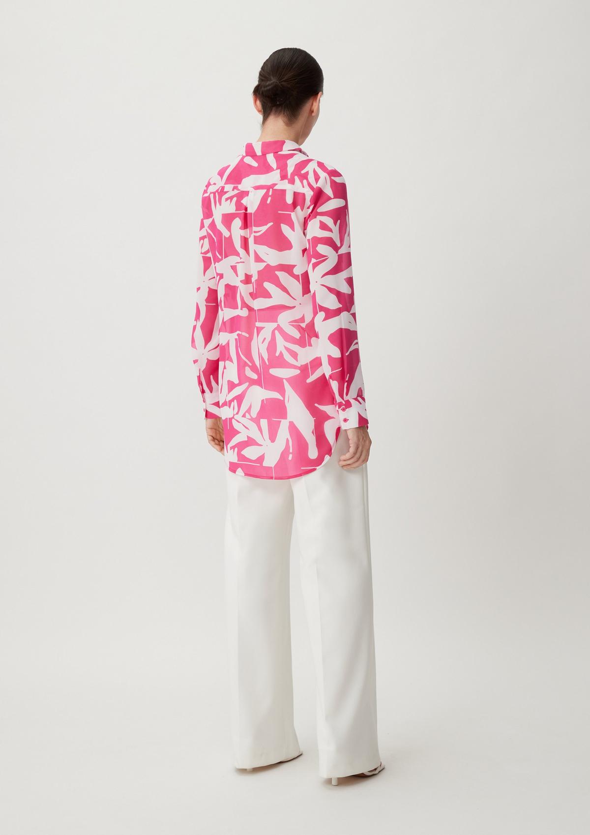 comma Chiffon blouse with an all-over pattern