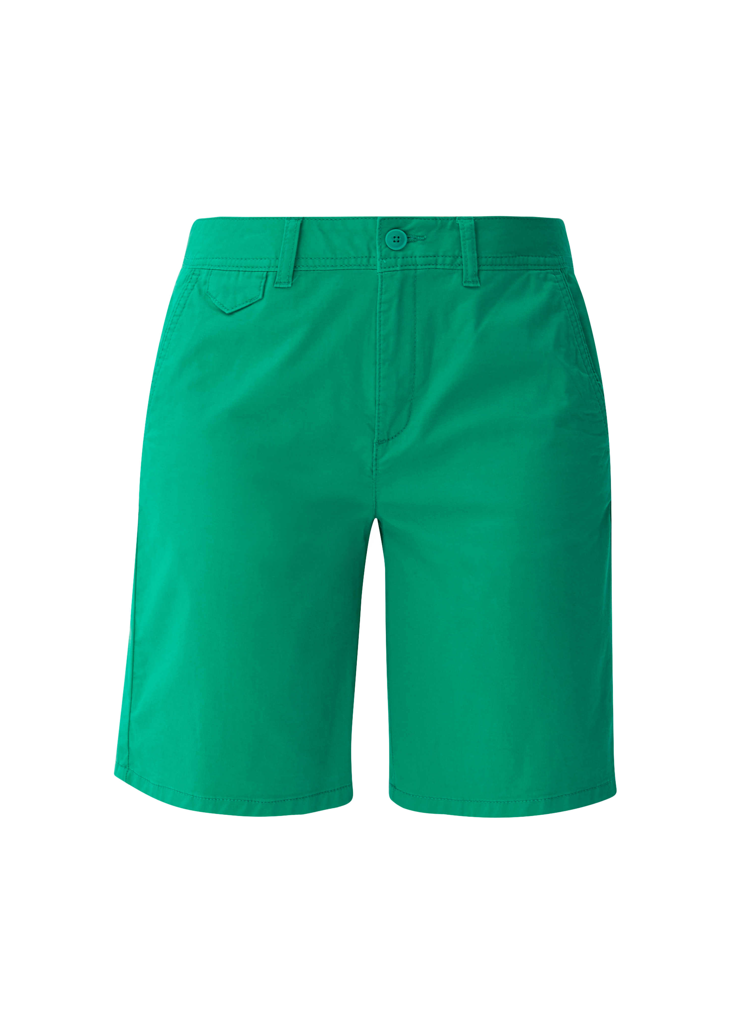 s.Oliver - Regular: Bermuda im Chino-Style, Damen, grün