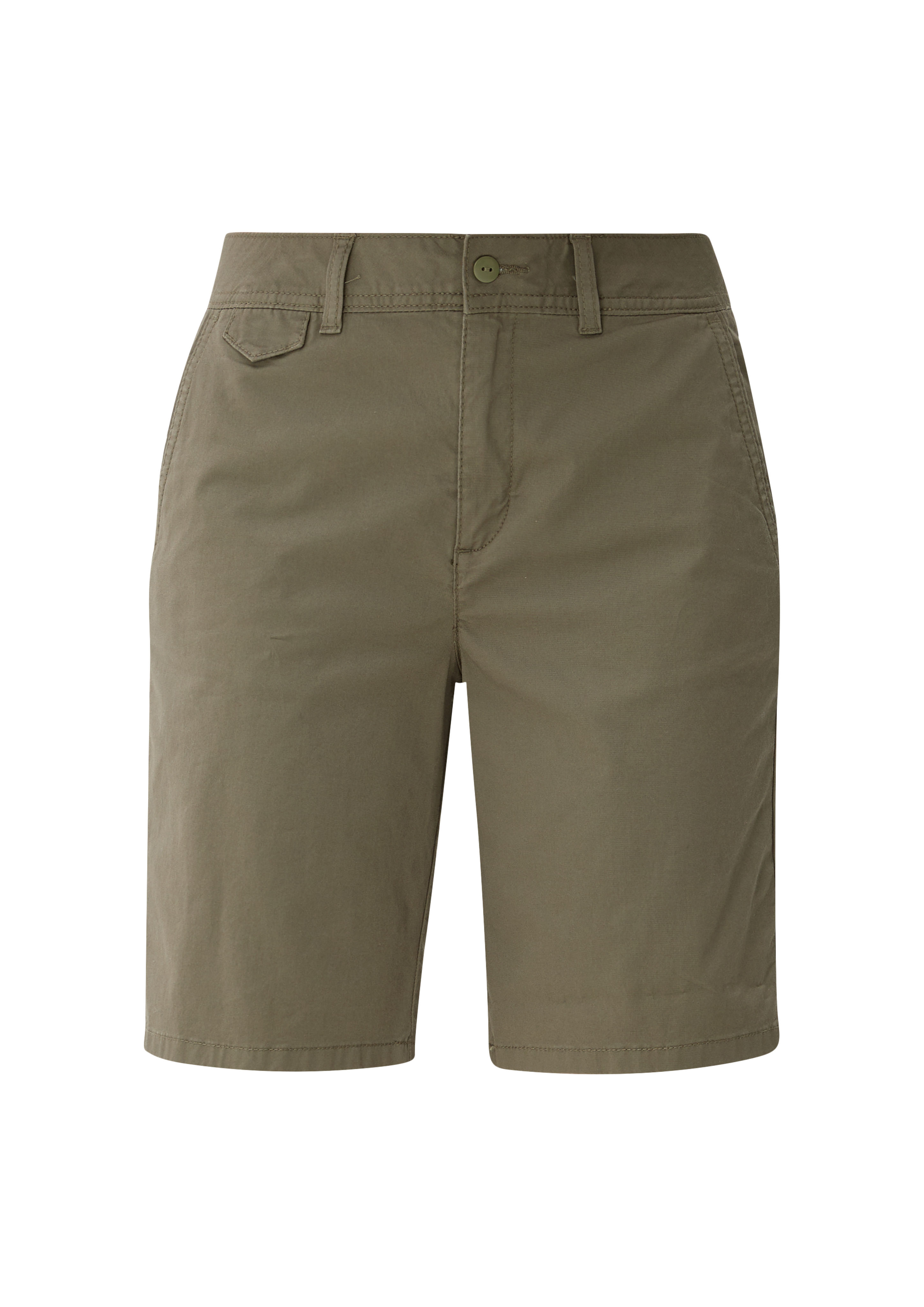 s.Oliver - Regular: Bermuda im Chino-Style, Damen, Grün