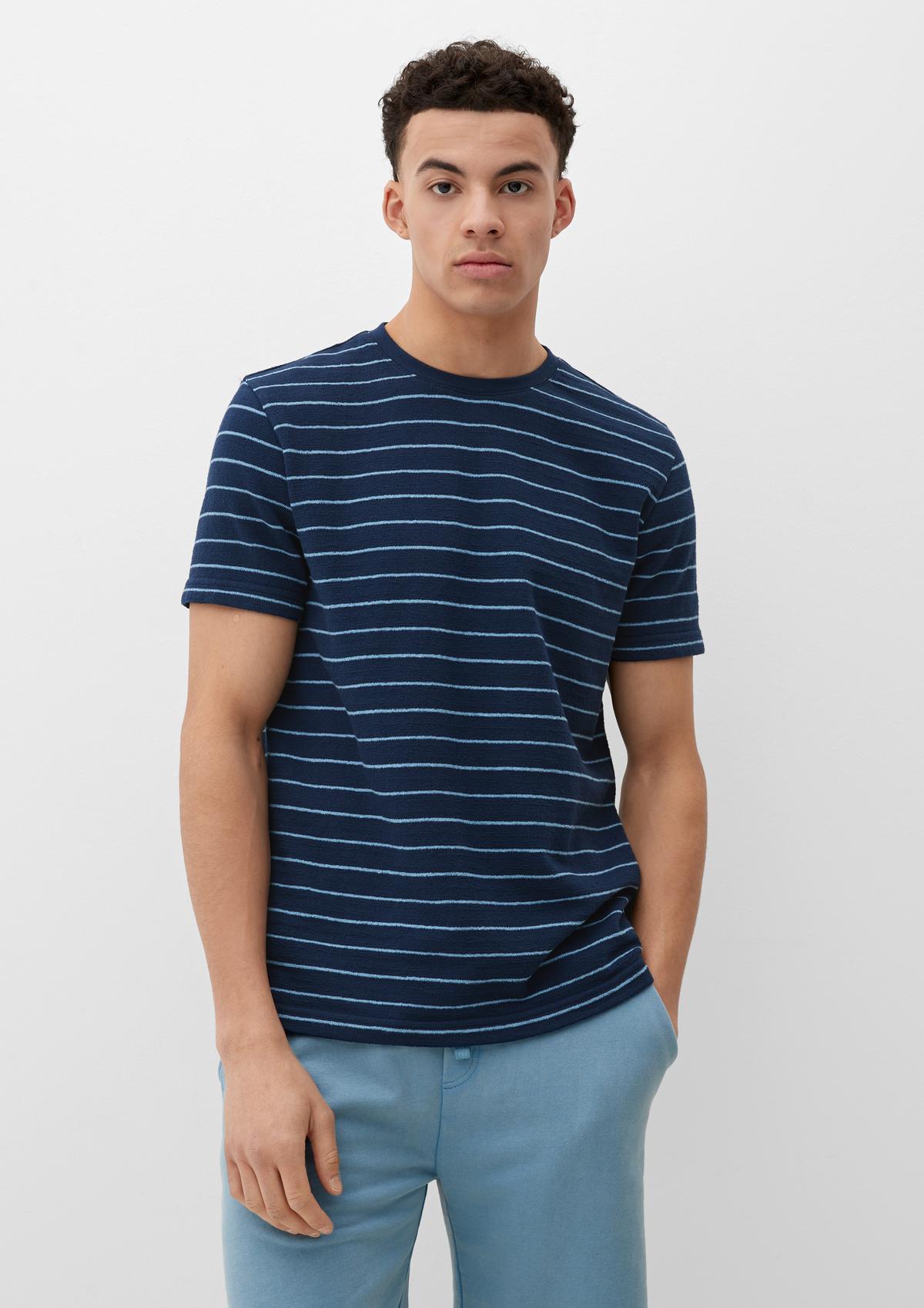 s.Oliver T-shirt en coton-tissu éponge