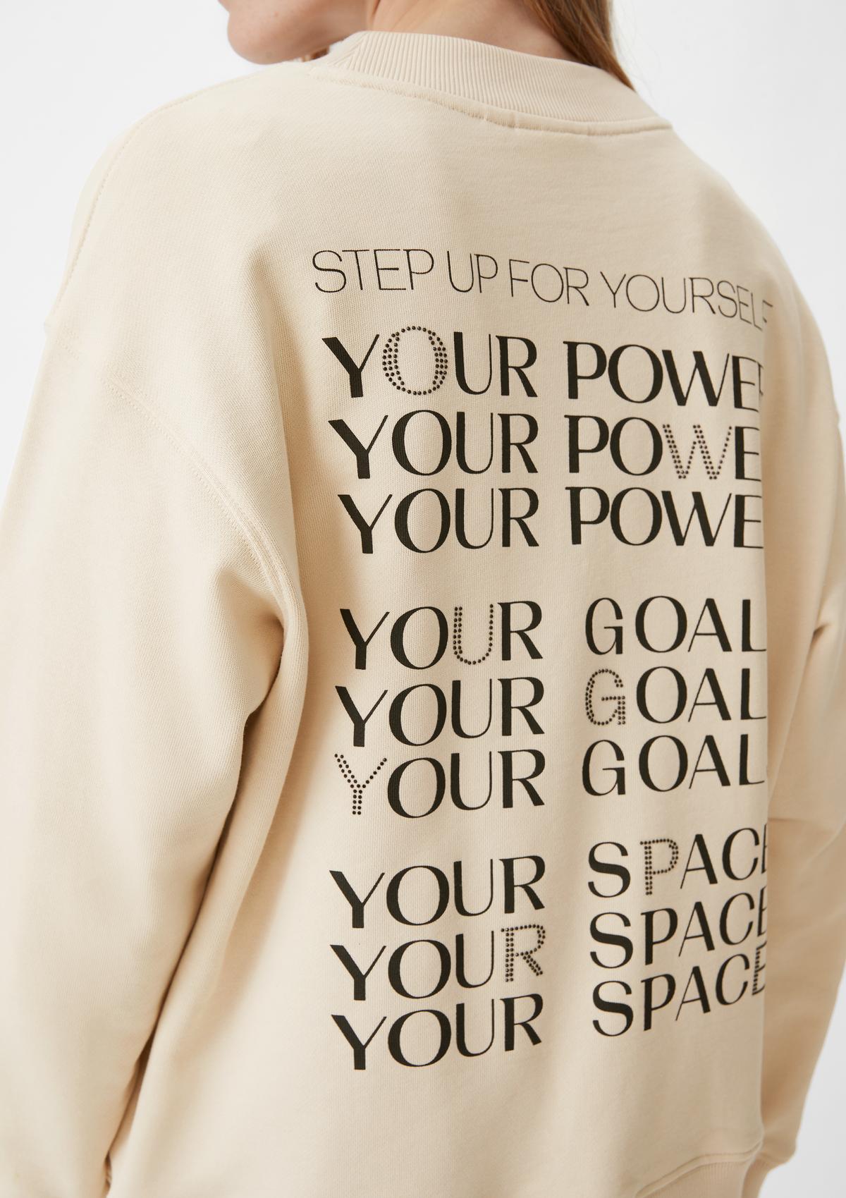 comma Sweatshirt with a statement print
