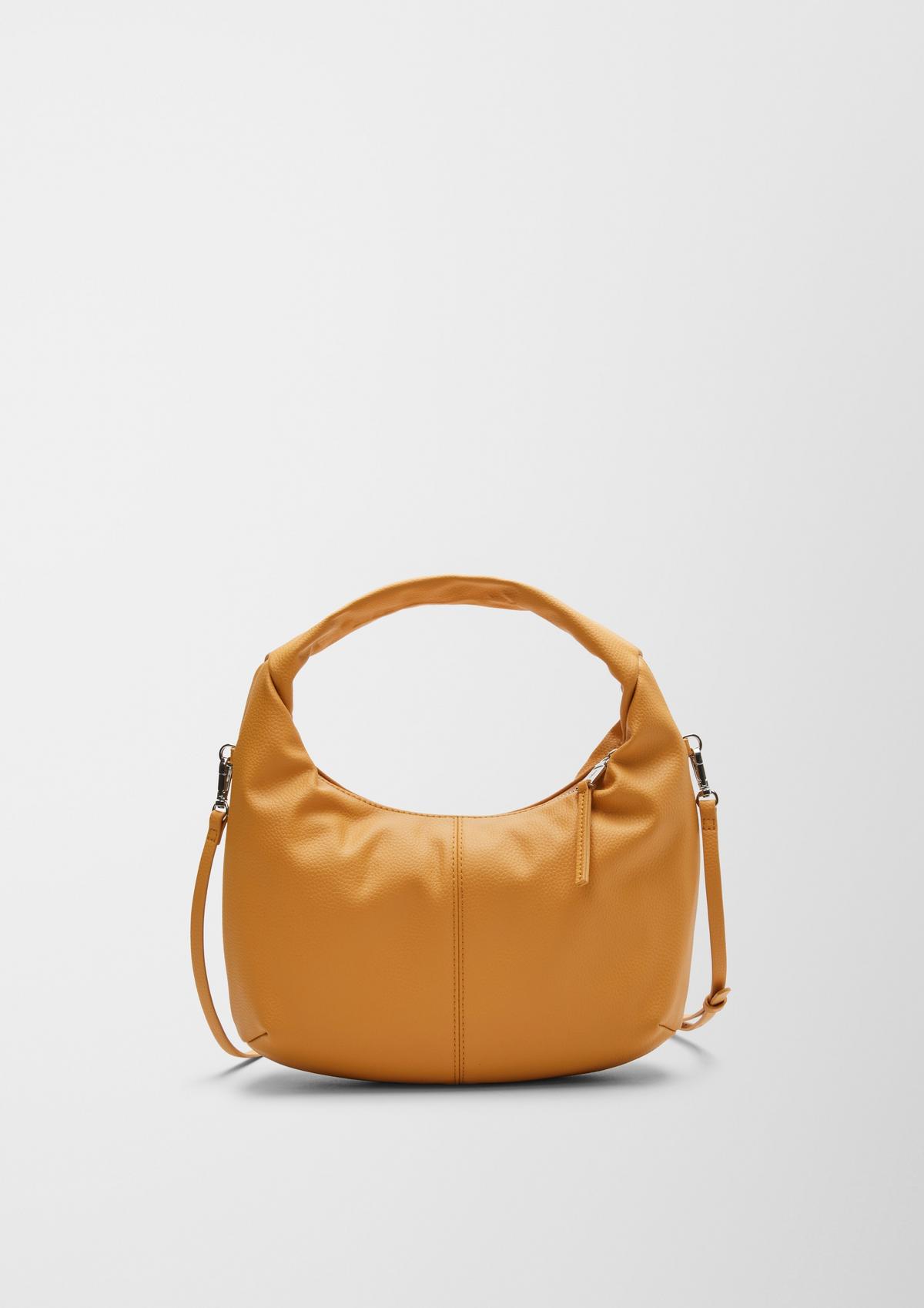 Faux leather hobo bag black s.Oliver