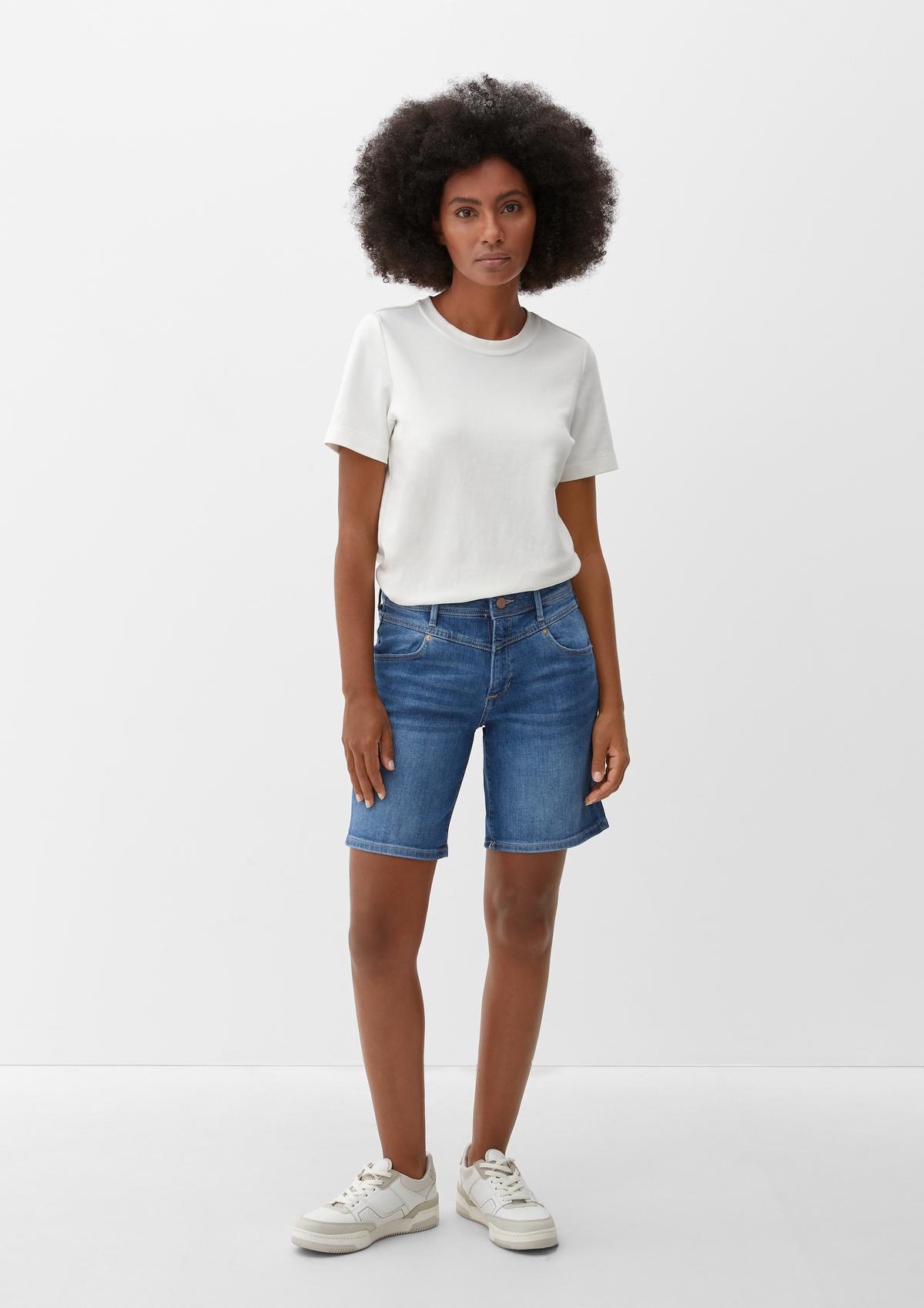 s.Oliver Jeans-Bermuda Betsy / Slim Fit / Mid Rise / Slim Leg