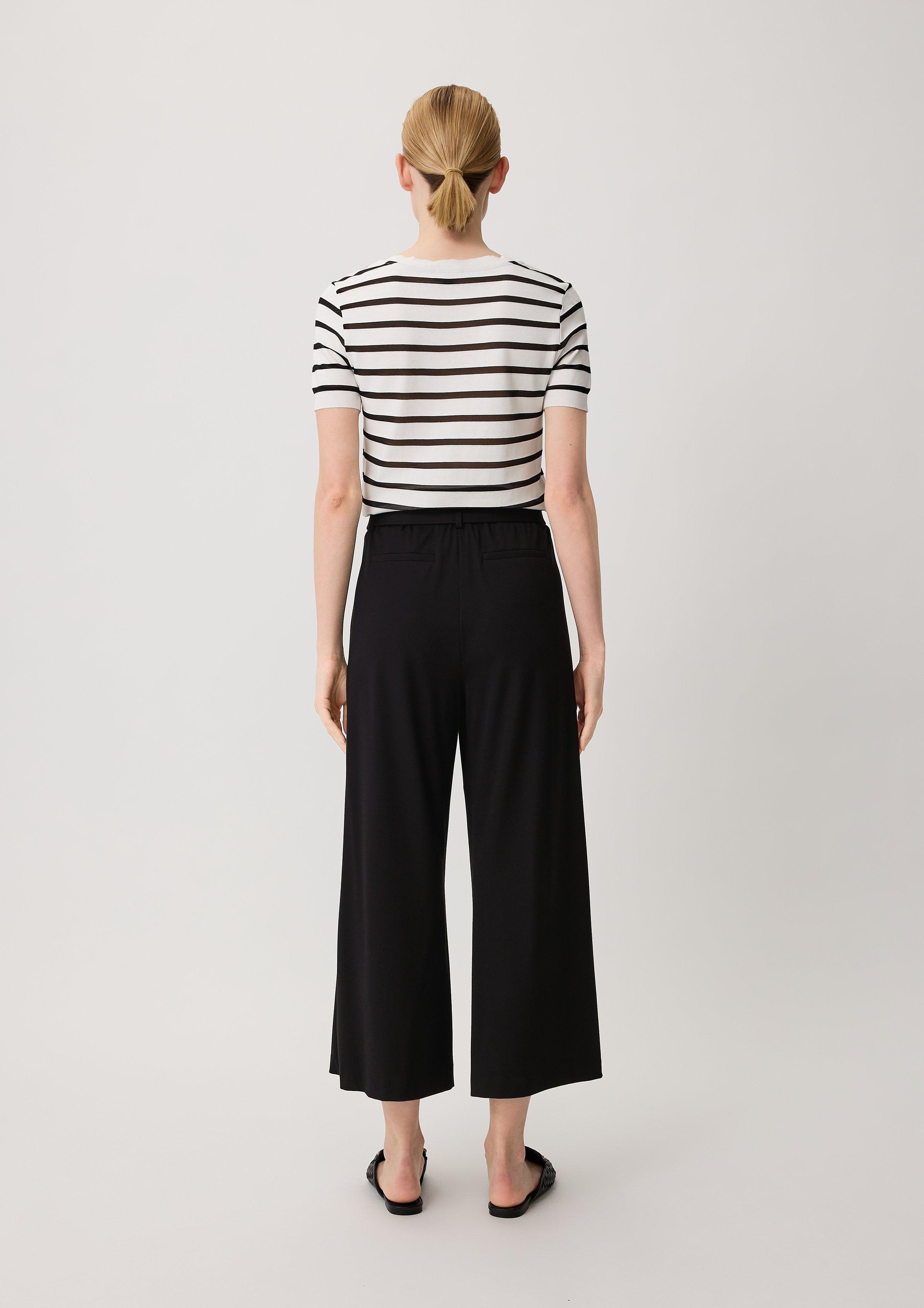 Loose: Hose aus Viskosemix - schwarz | Comma