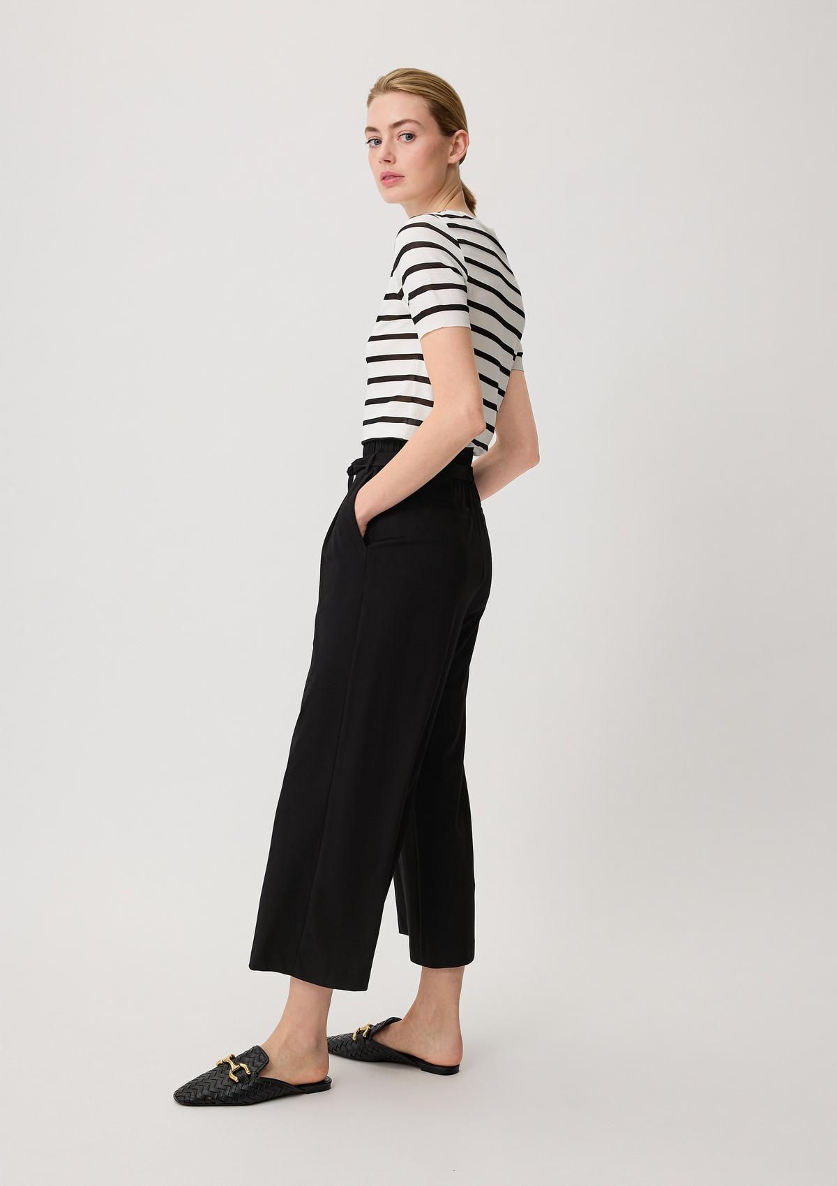 comma Loose fit: viscose blend trousers