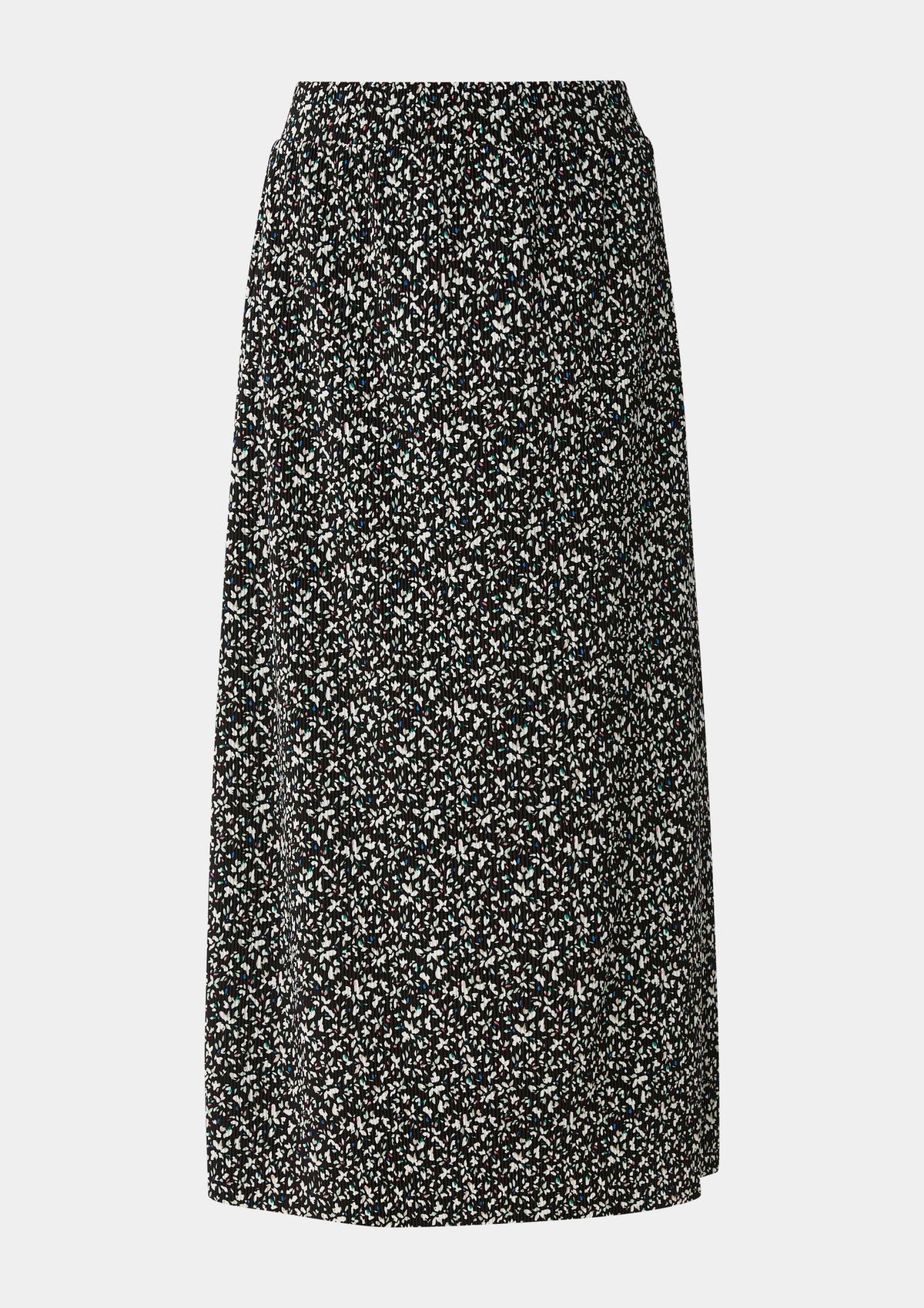 s.Oliver Midi skirt with an all-over print