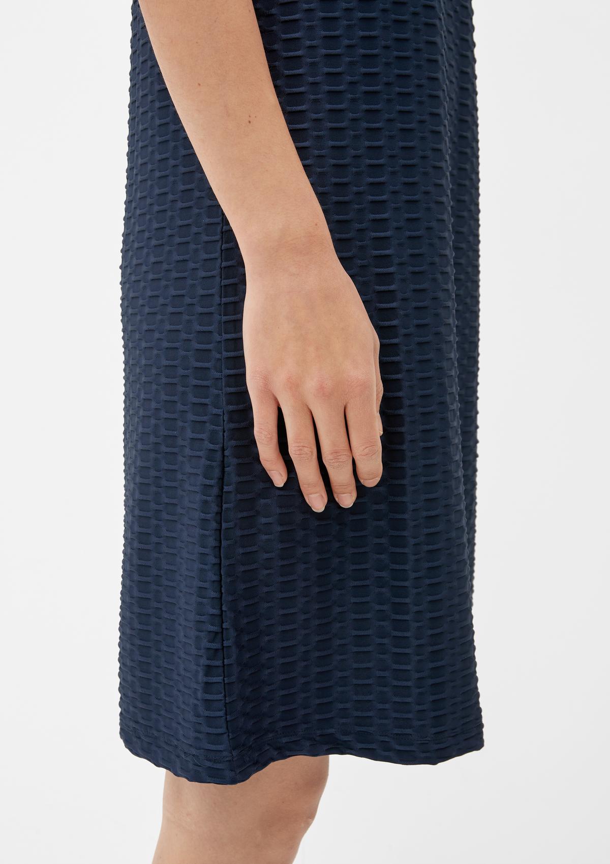 s.Oliver Shirt-Kleid mit Strukturmuster