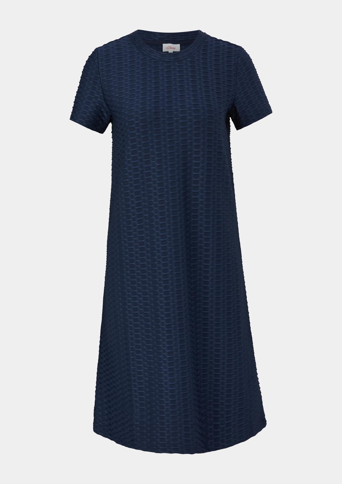 s.Oliver Shirt dress with a textured pattern