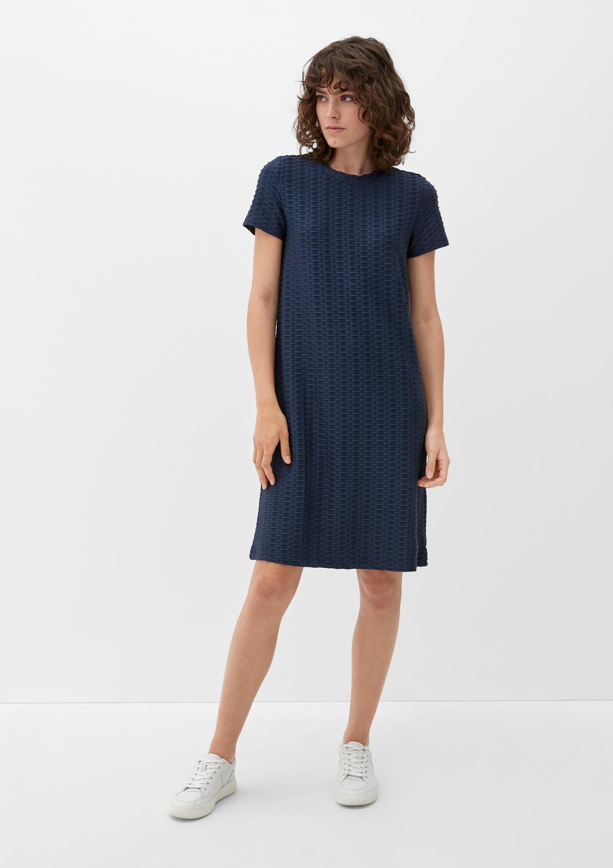 s.Oliver Shirt dress with a textured pattern