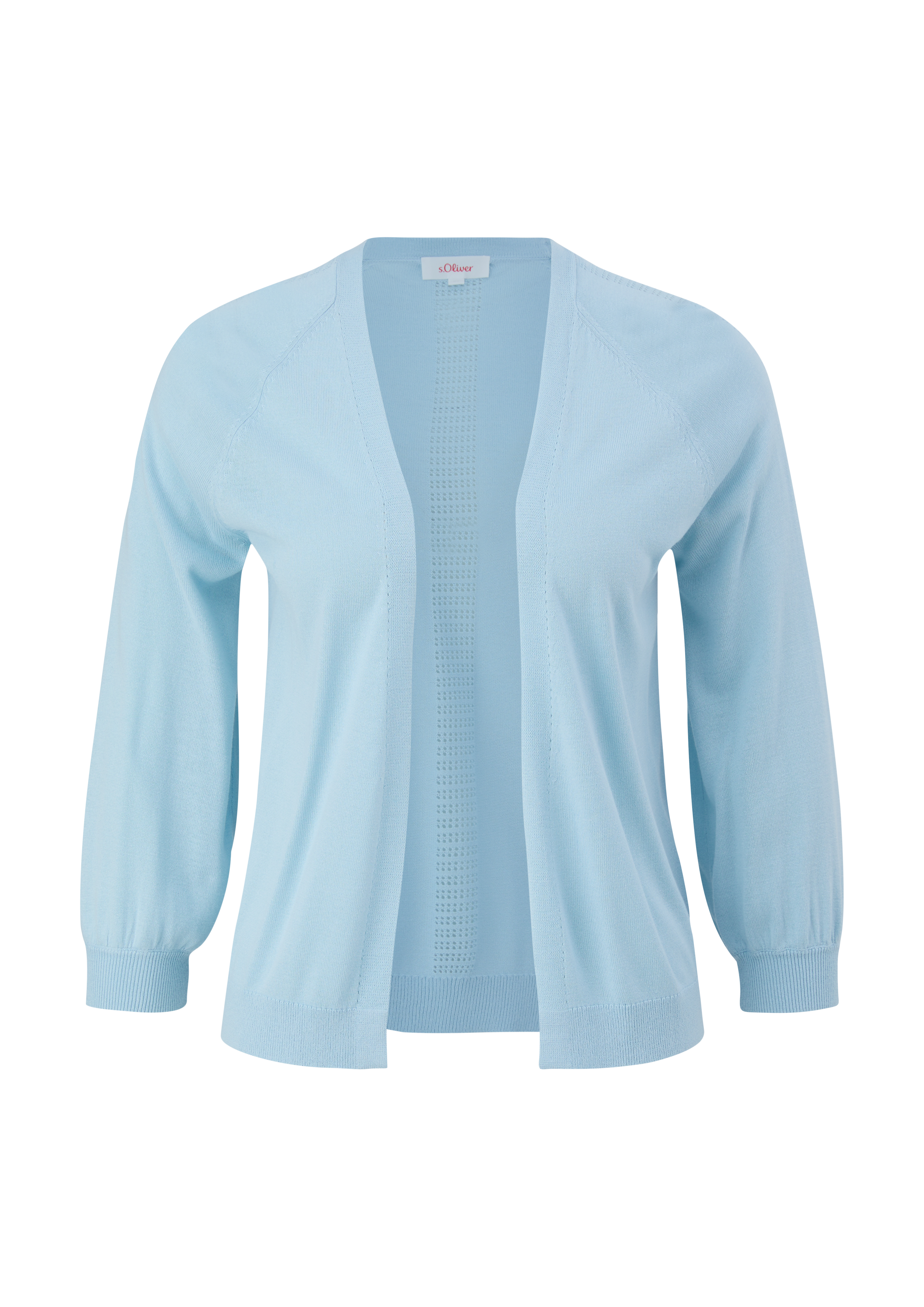s.Oliver - Strickjacke aus Viskose, Damen, blau