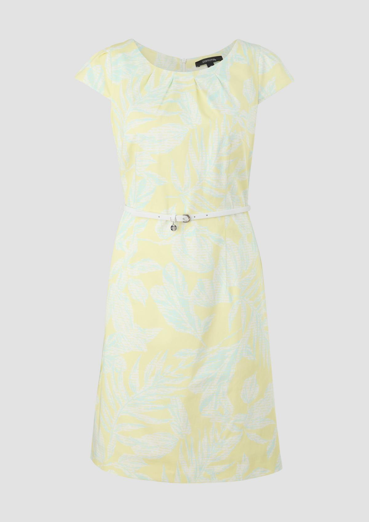 comma Kleid aus Baumwollstretch