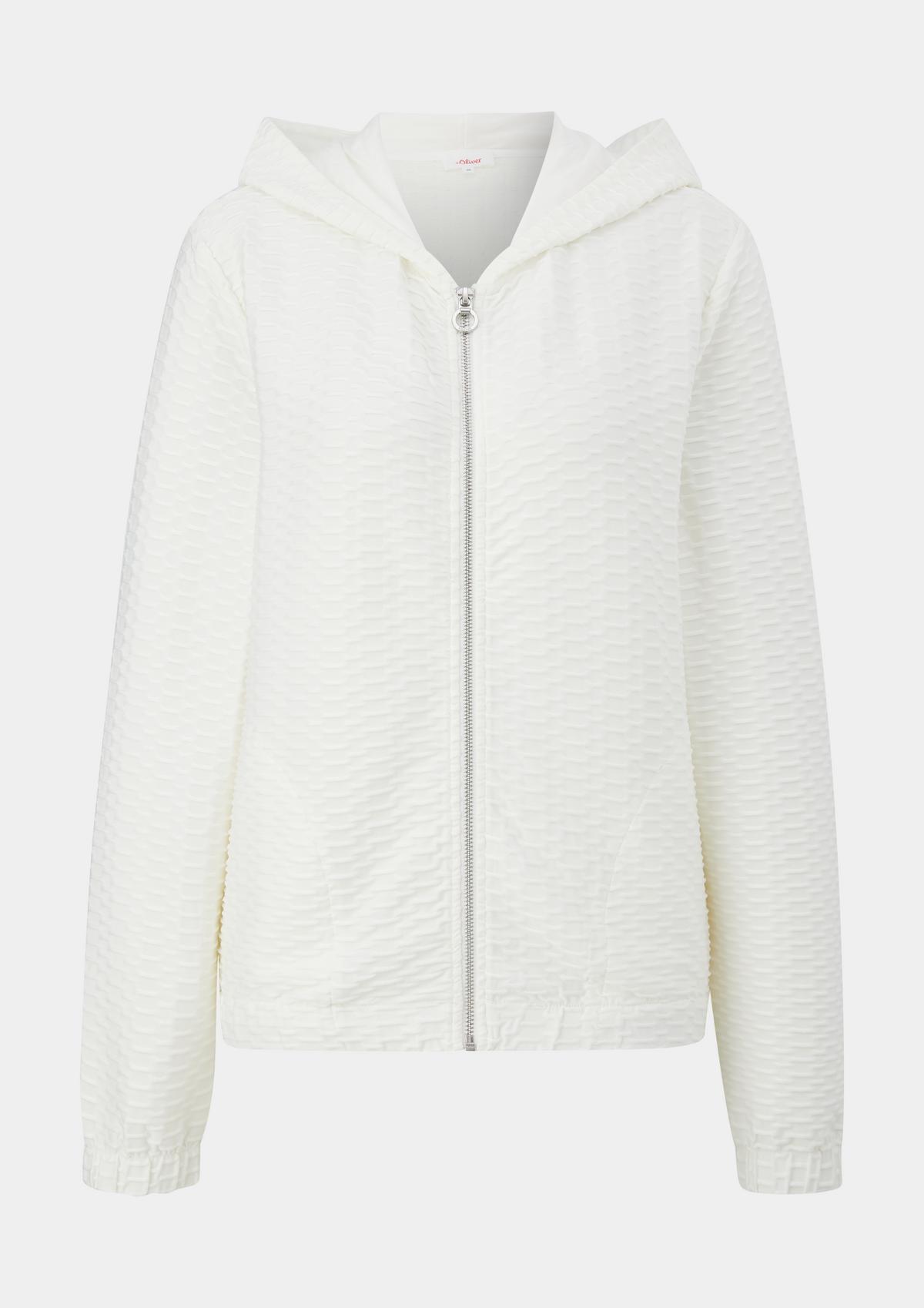 Dynamic Fleece Textured Jacquard Zip Jacket