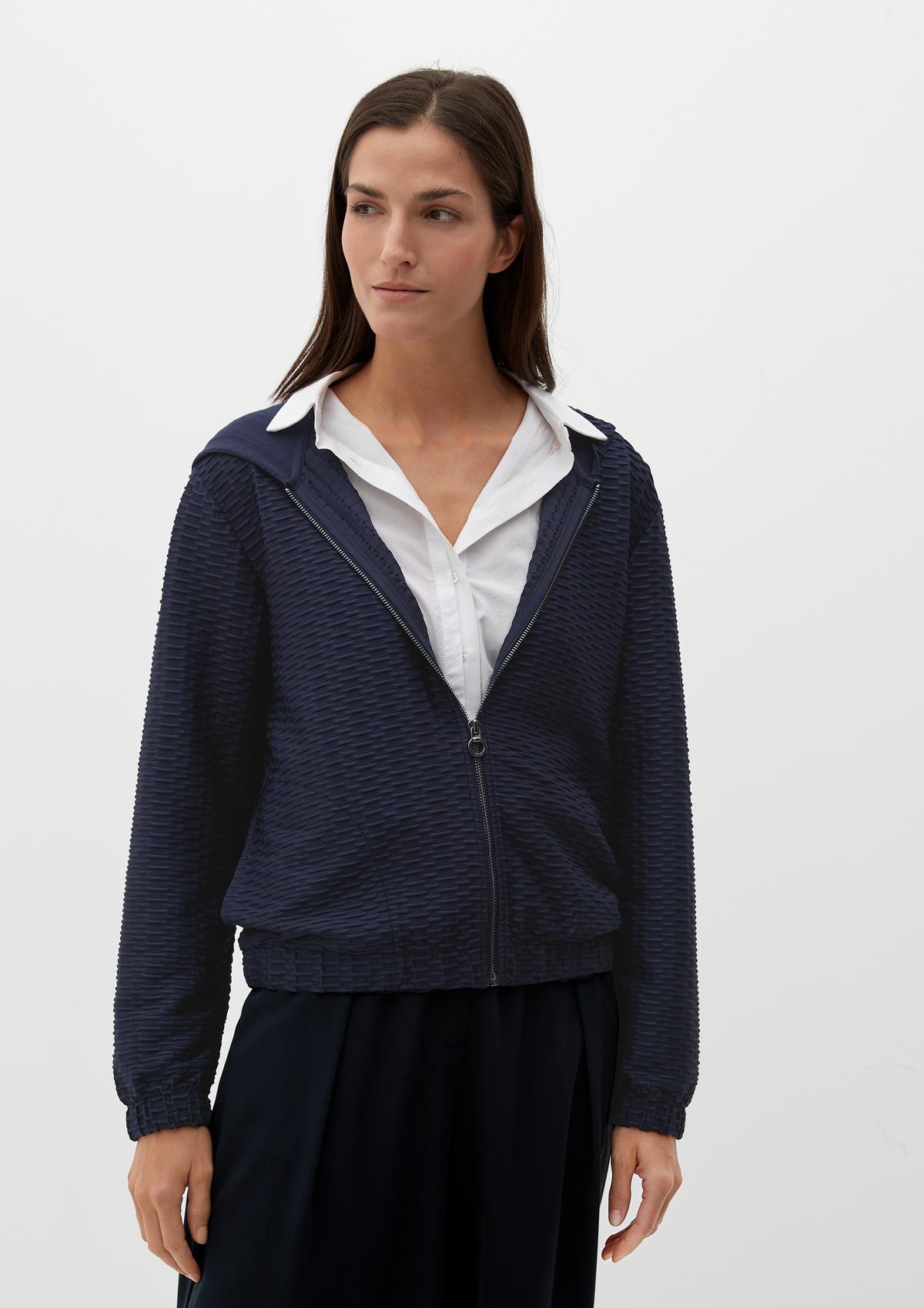 s.Oliver Jacket with a textured pattern