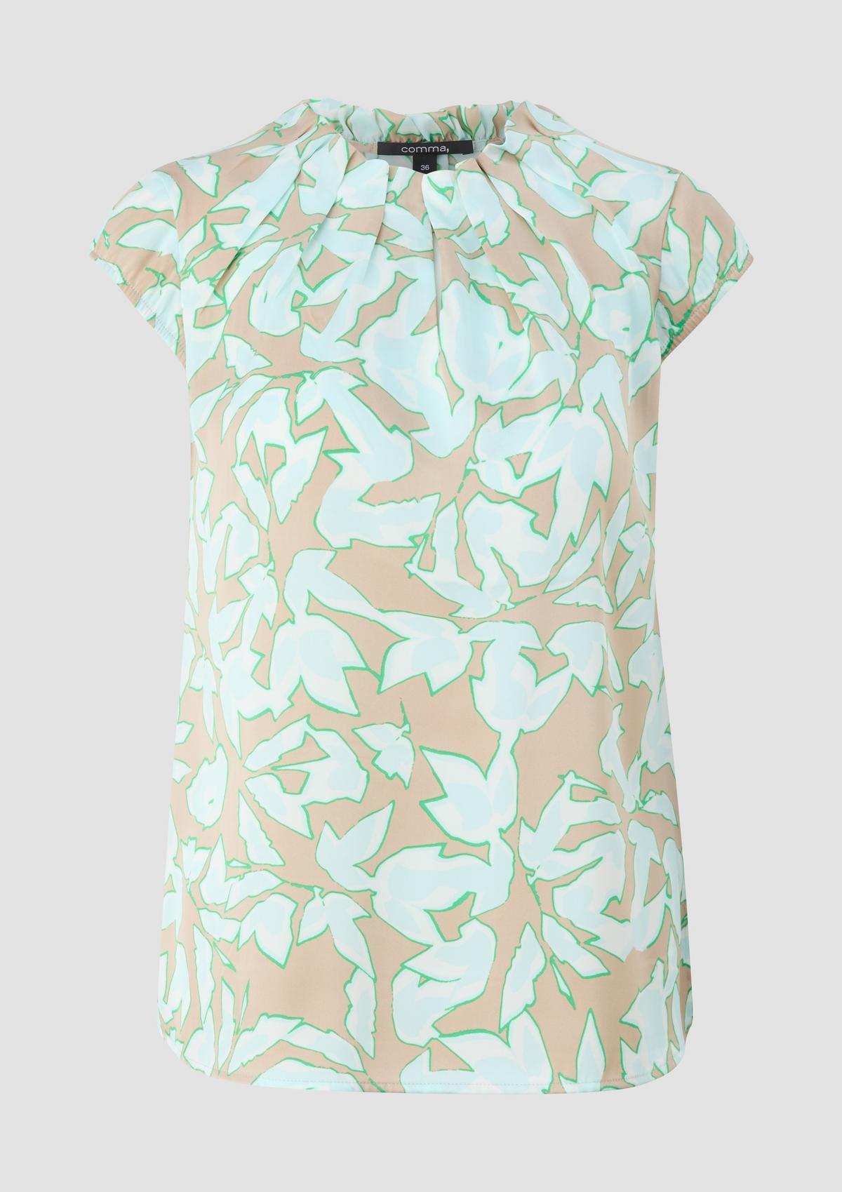 comma Blouse with an all-over pattern