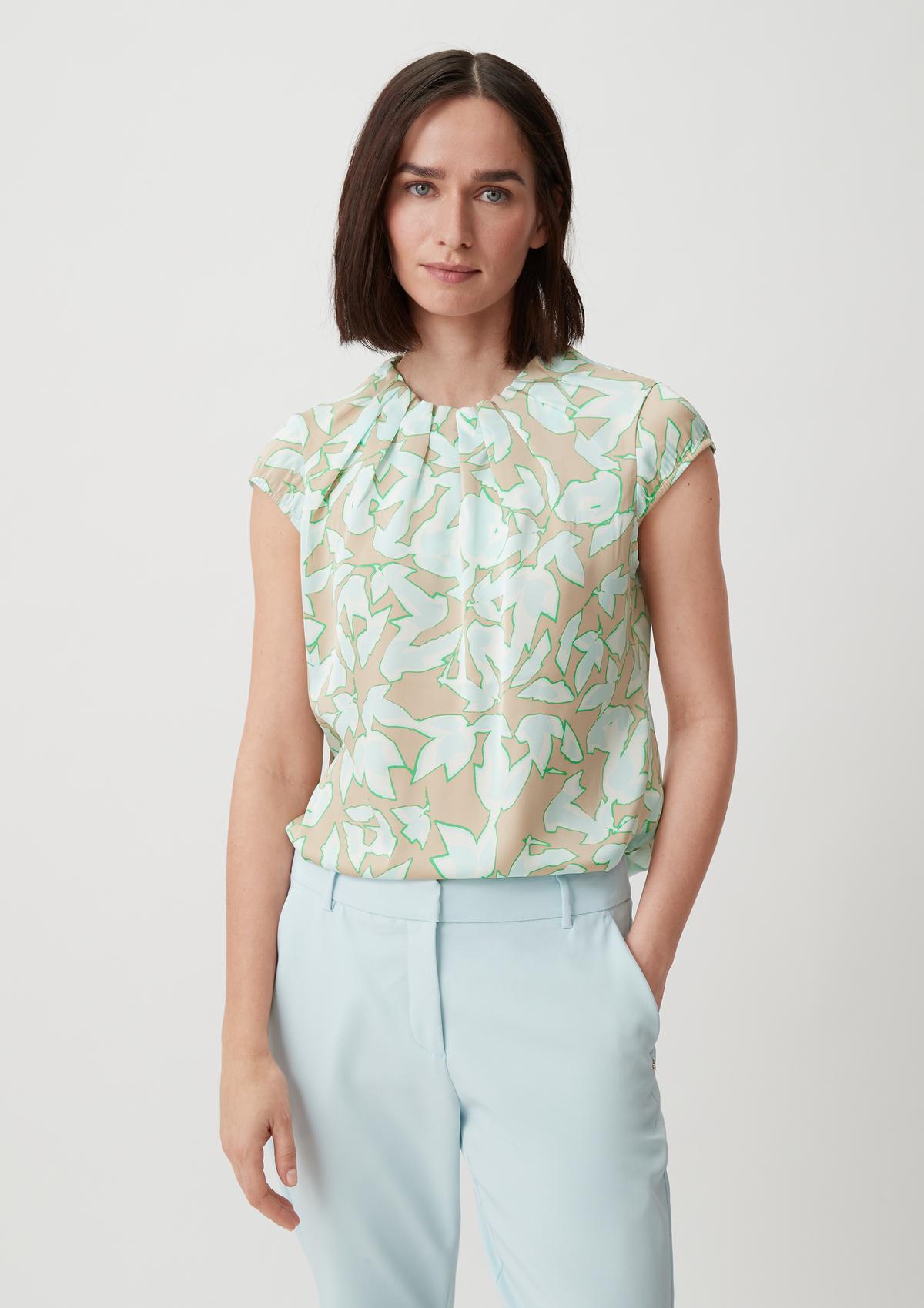comma Blouse with an all-over pattern