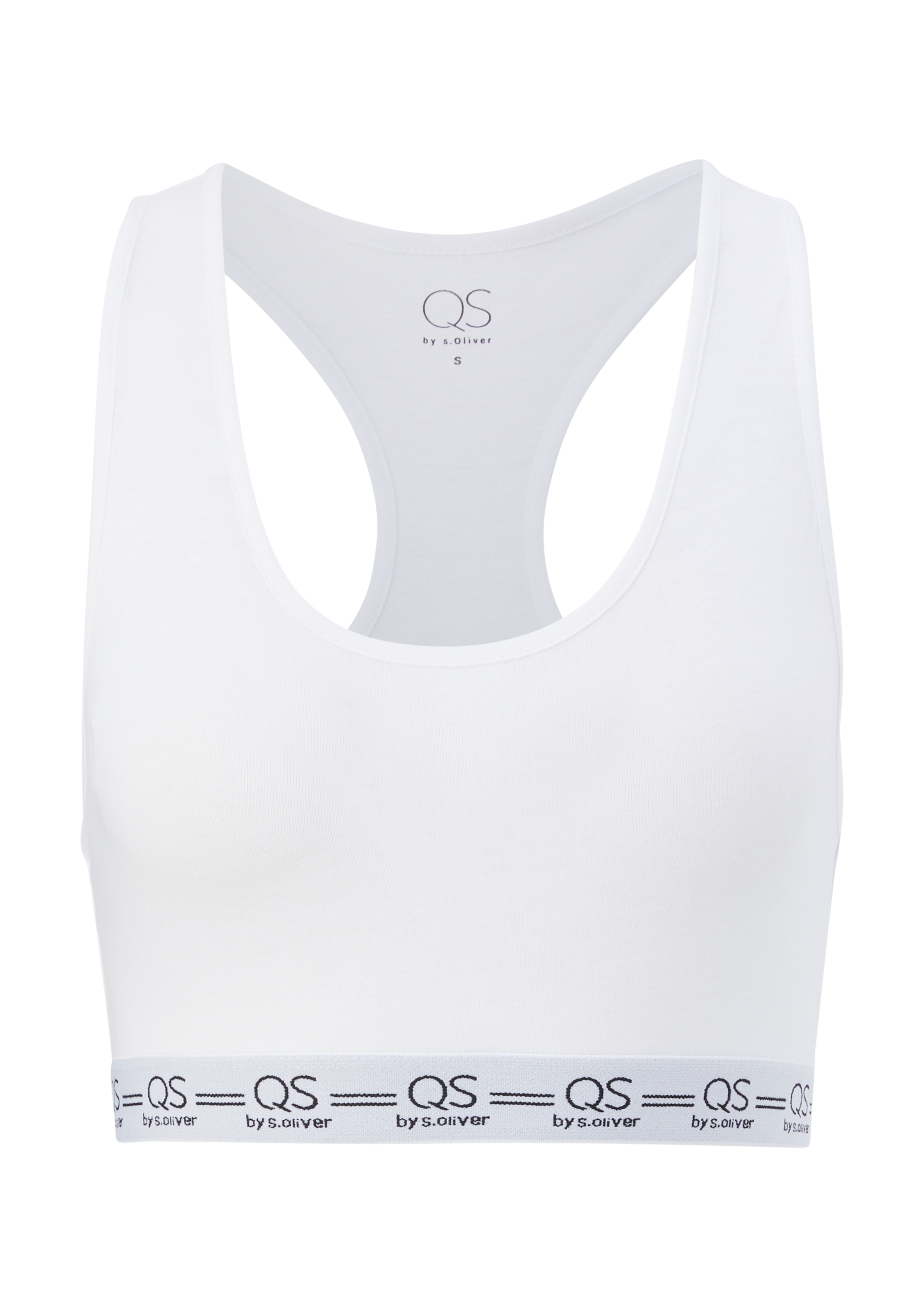 QS - Sport-BH mit Racerback, Damen, weiß