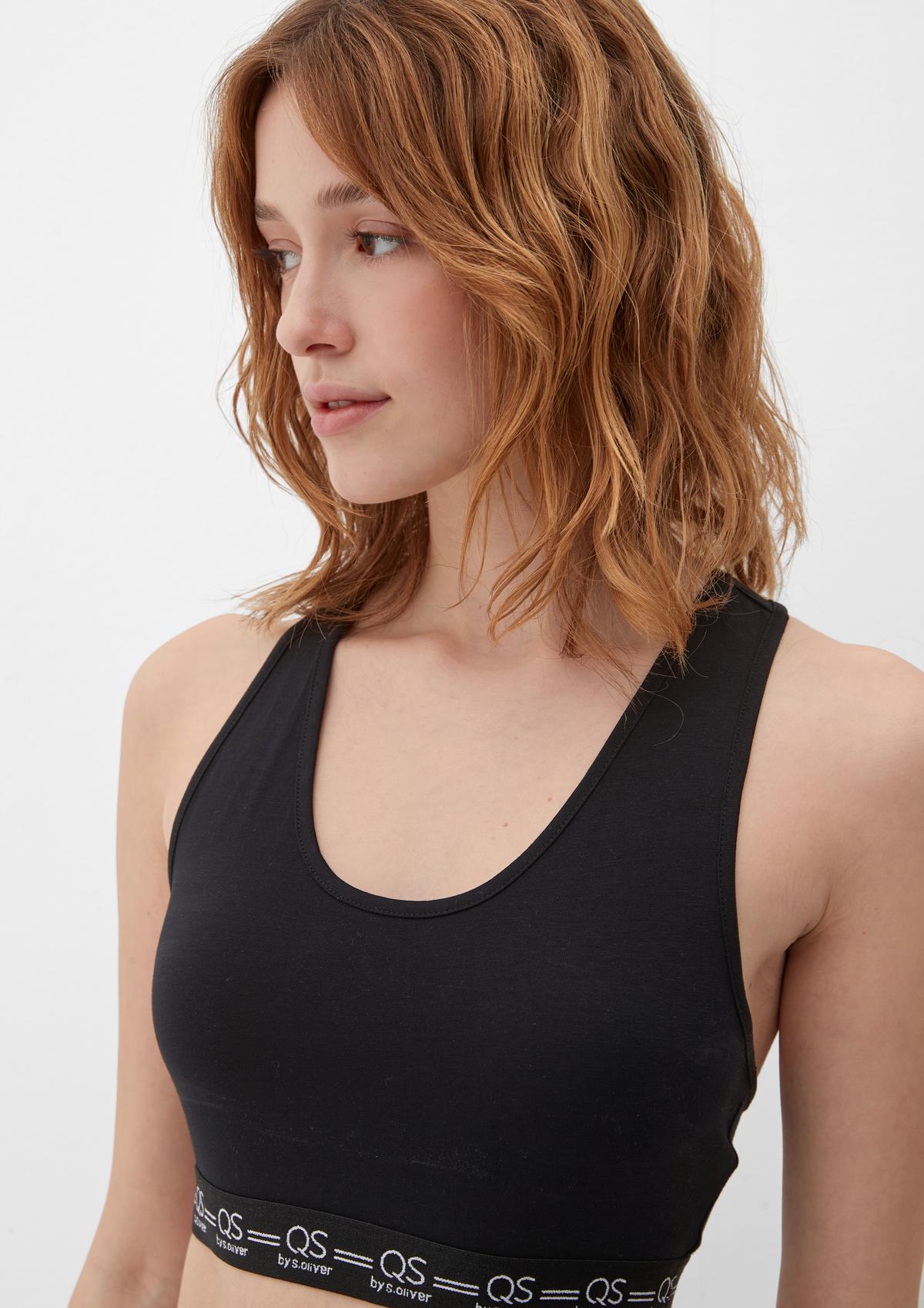 s.Oliver Sports bra with a racer back