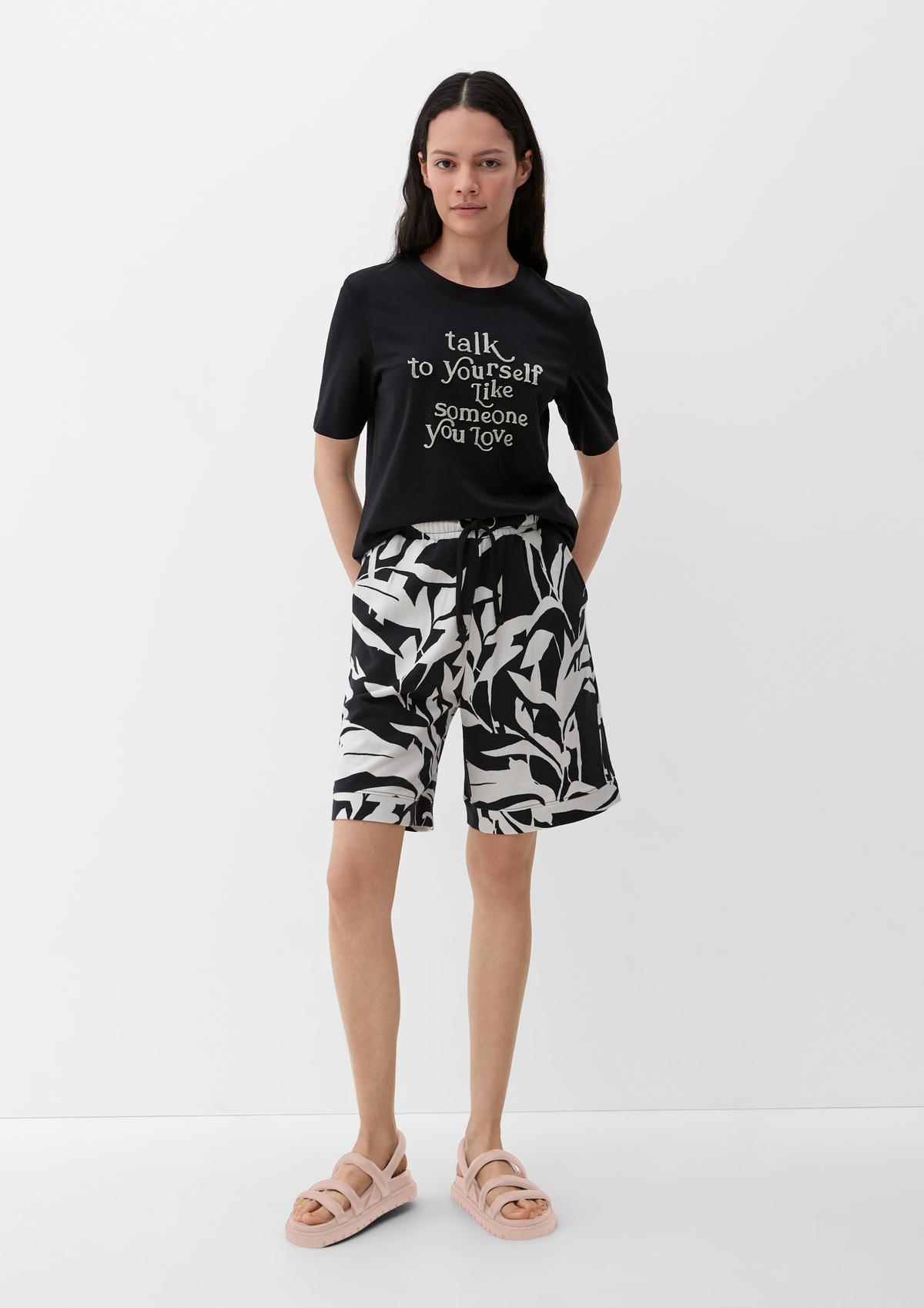 s.Oliver T-shirt with a flock print