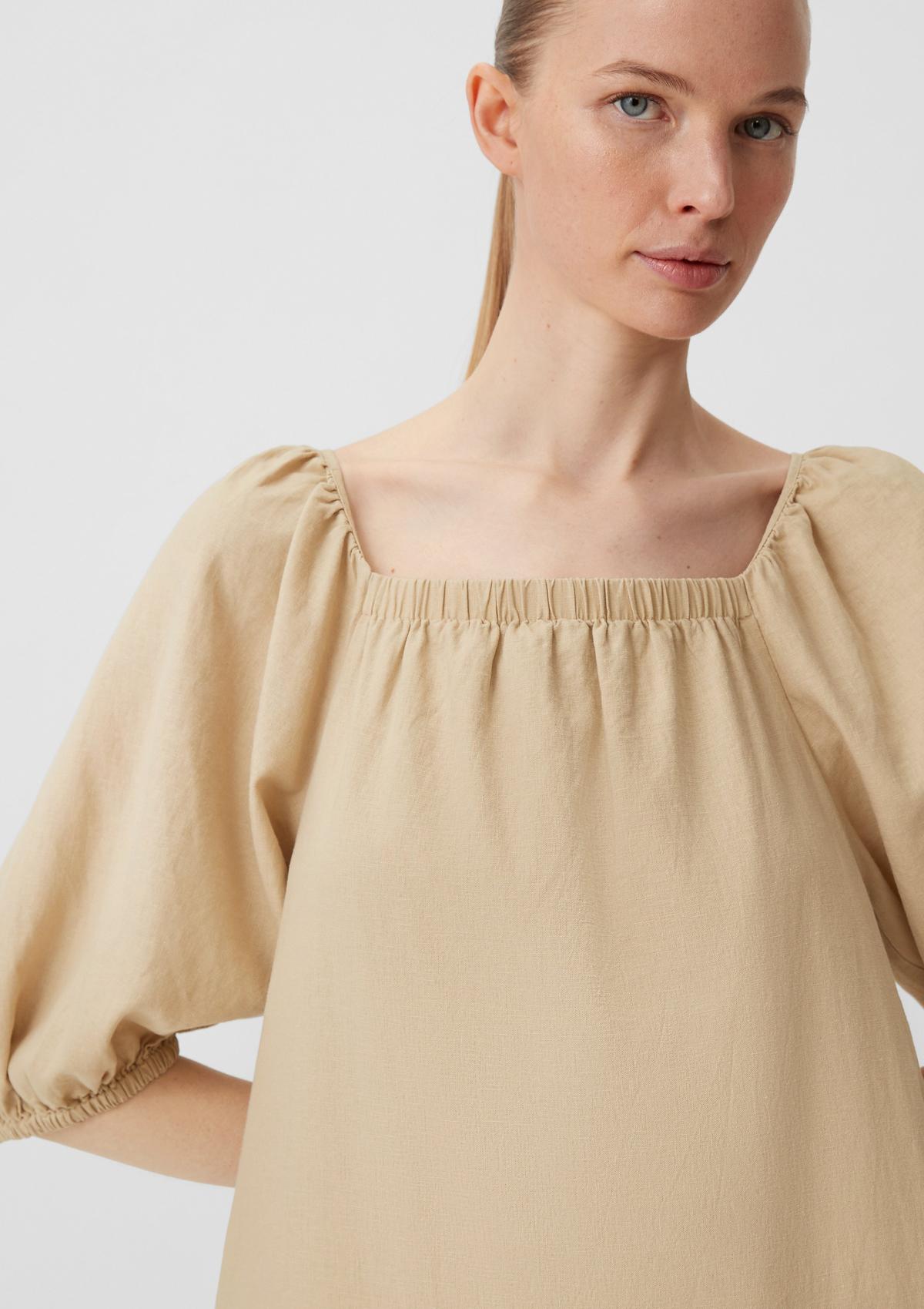 comma Midi dress in a linen blend