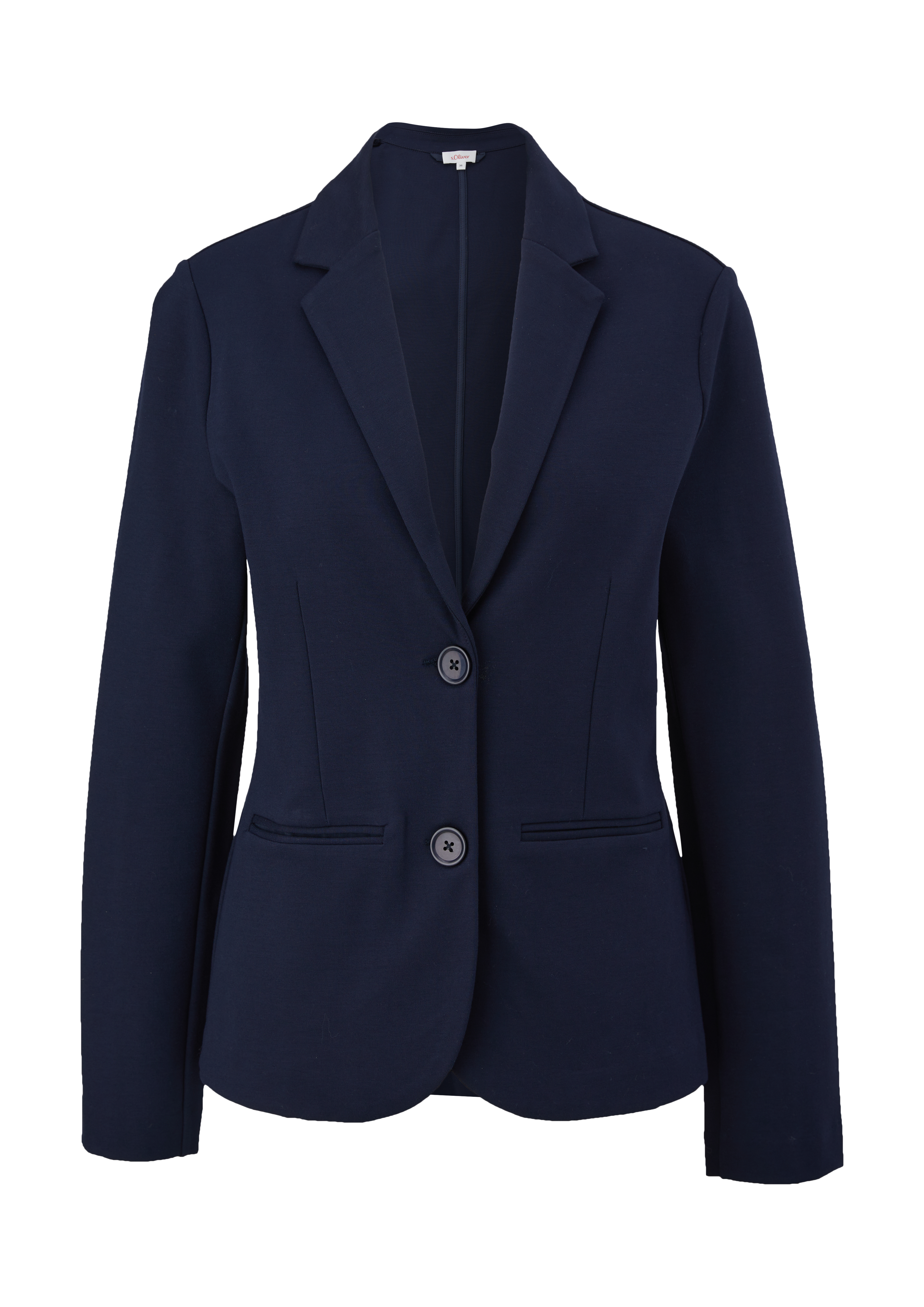 s.Oliver - Indoor-Blazer im Viskosemix, Damen, blau