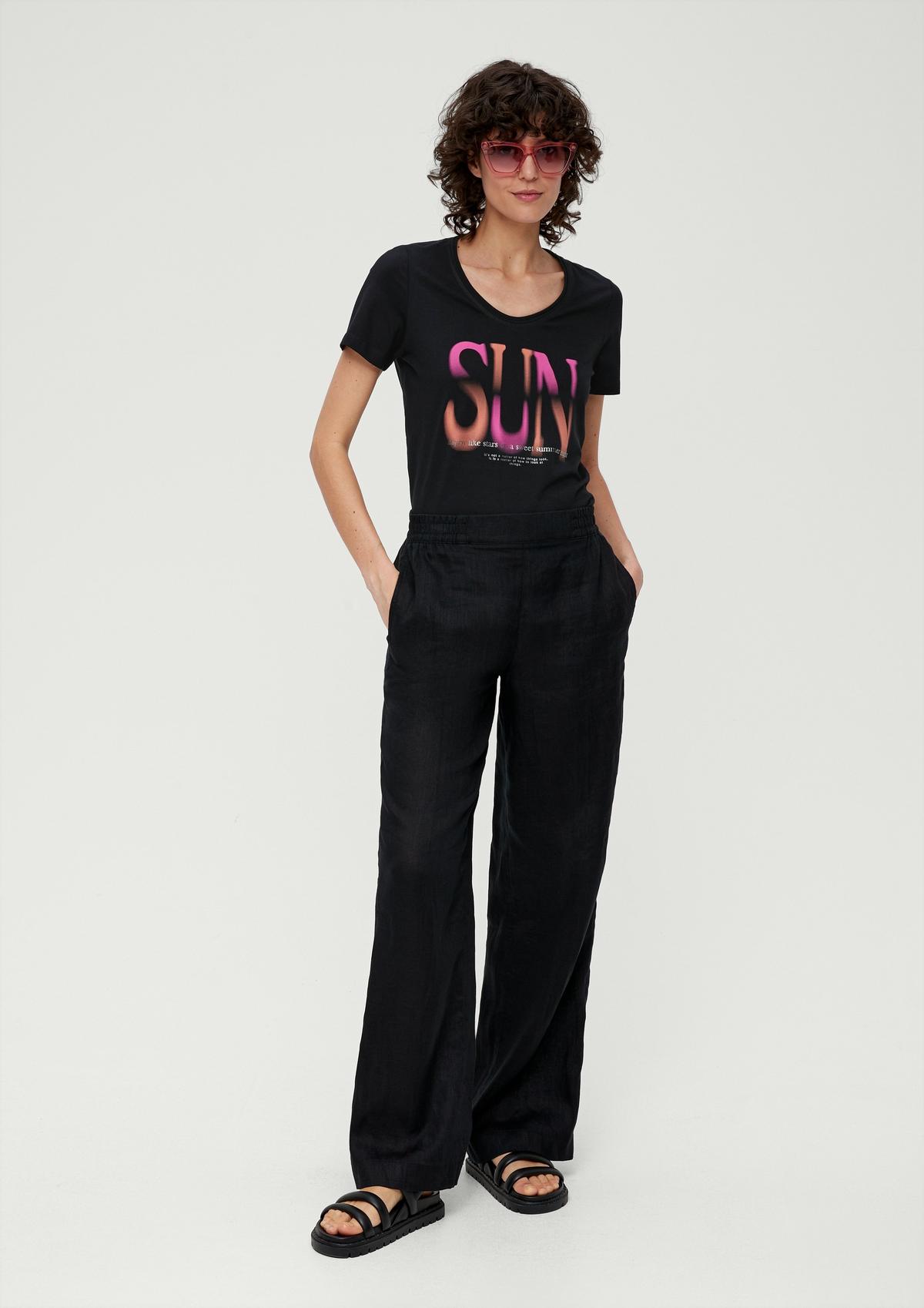 s.Oliver T-shirt with a statement print