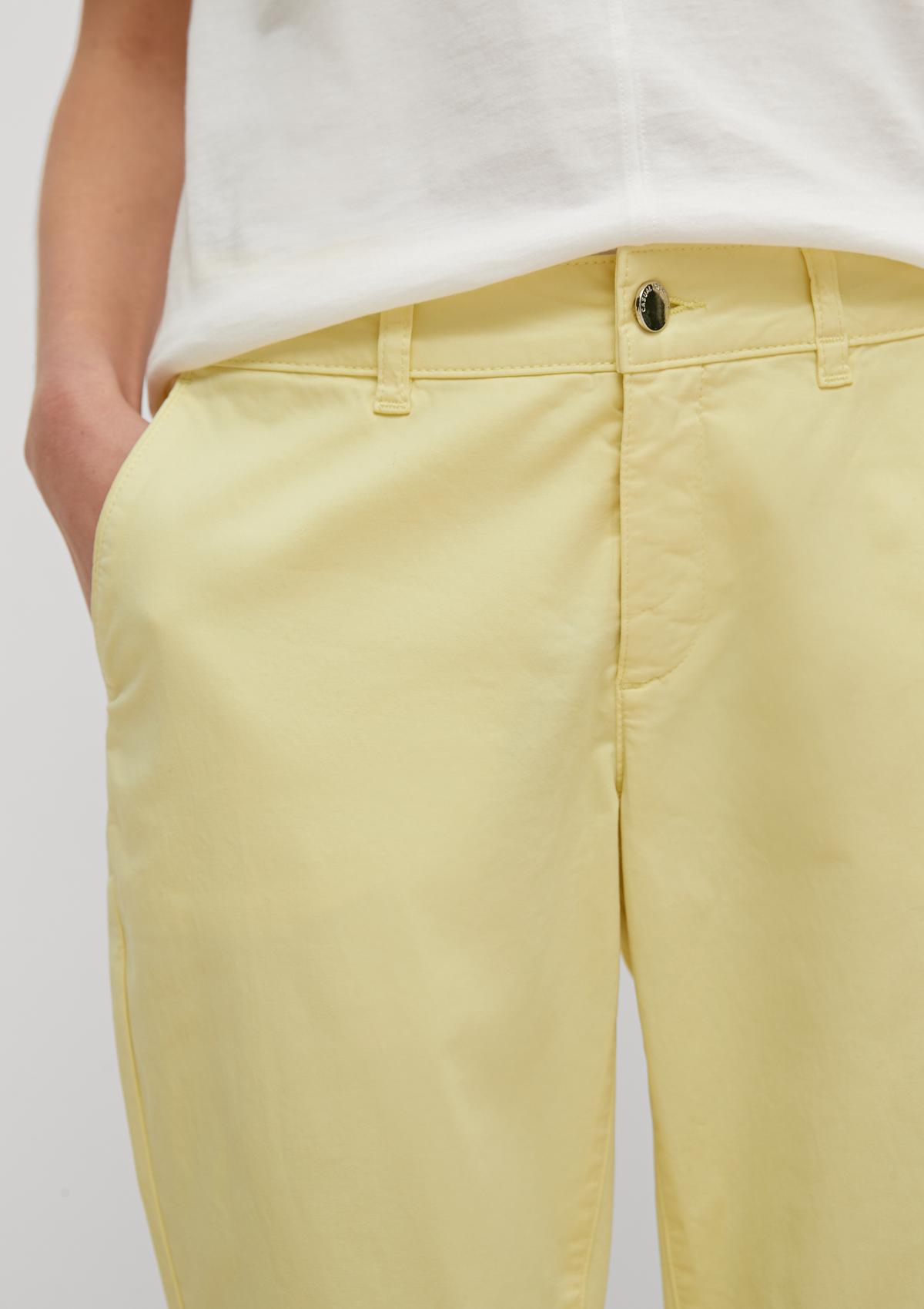 comma Regular : pantalon à effet teint en pièce