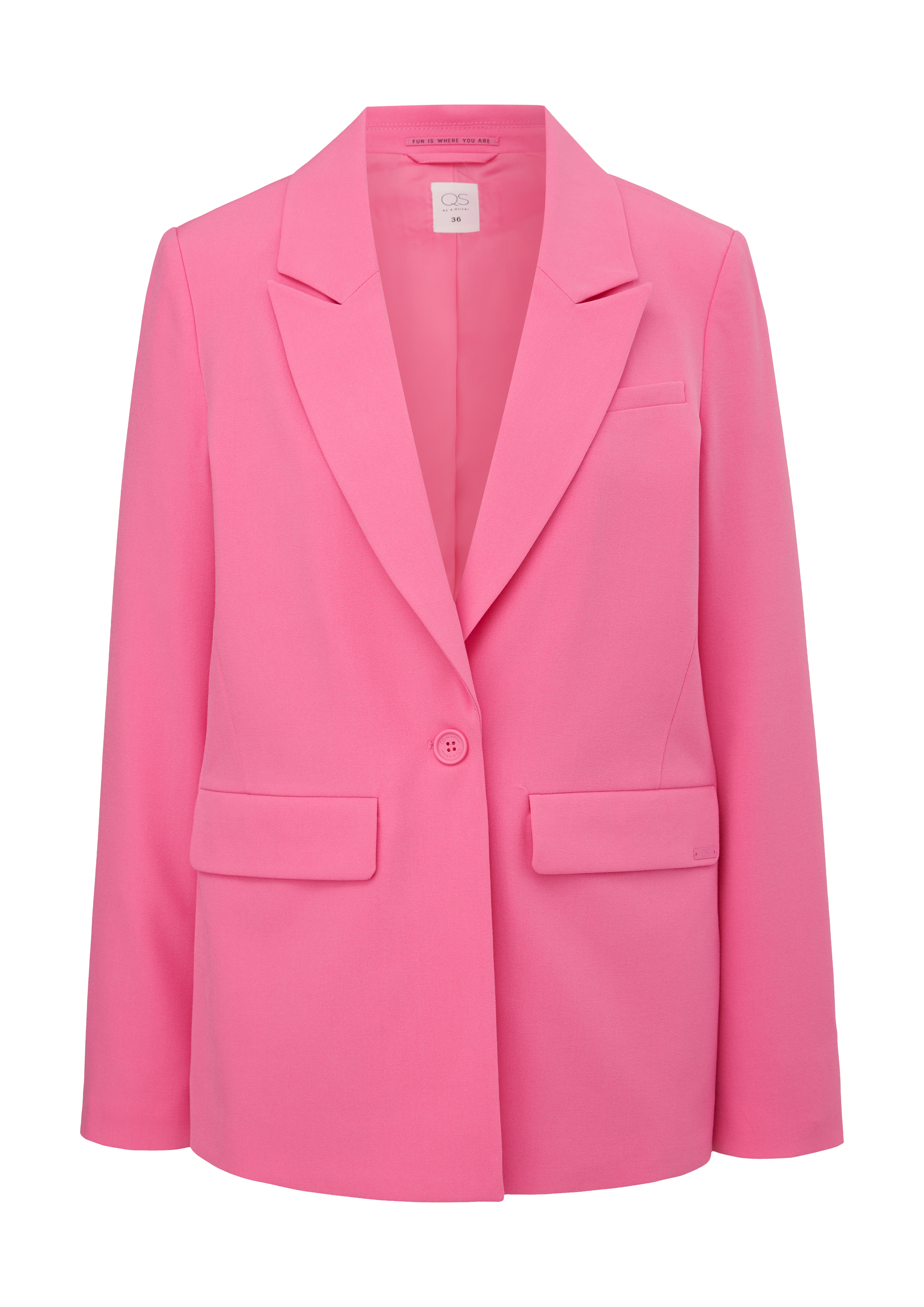 QS - Indoor-Blazer, Damen, Rosa