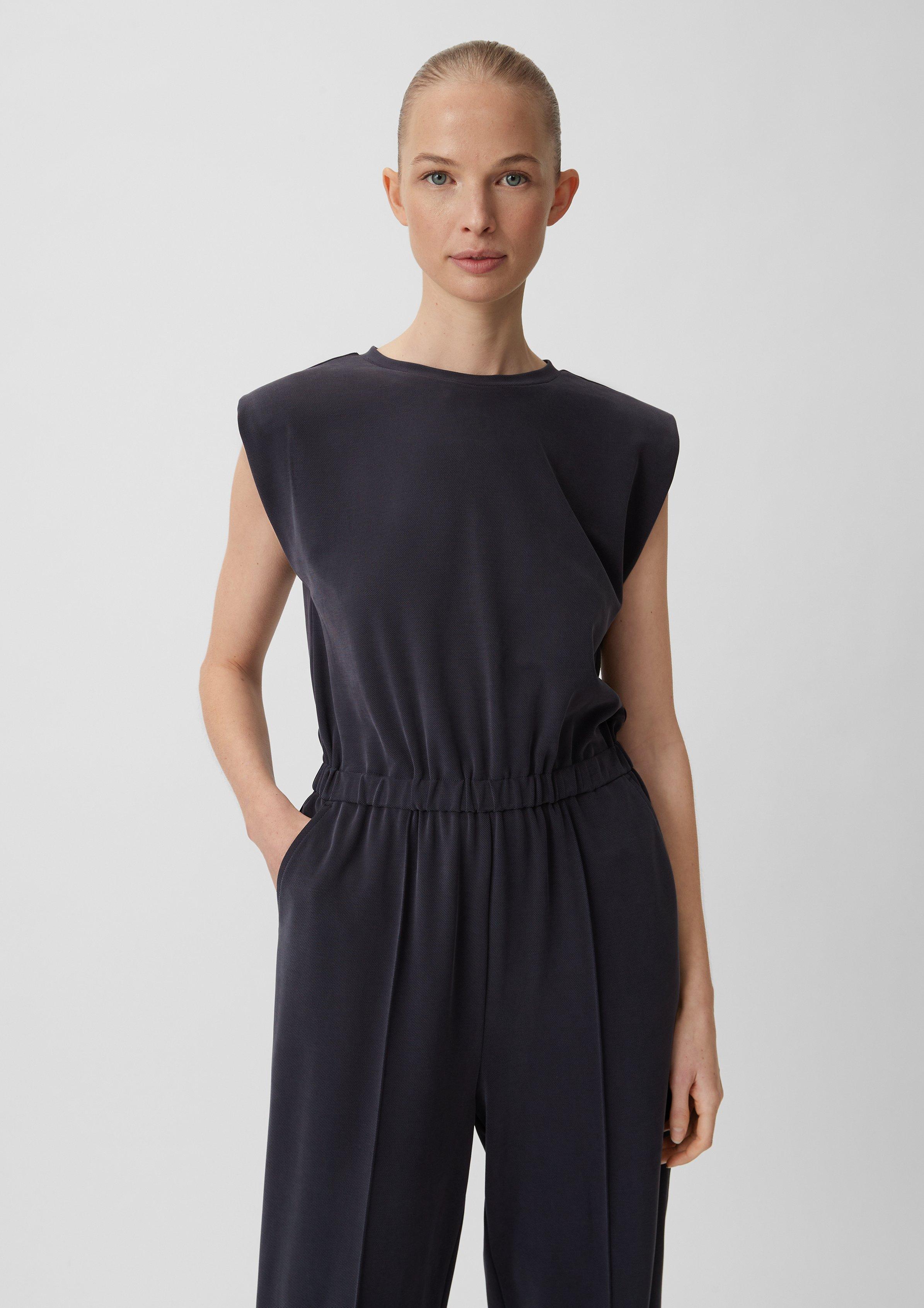 Jumpsuit made of blended modal navy Comma