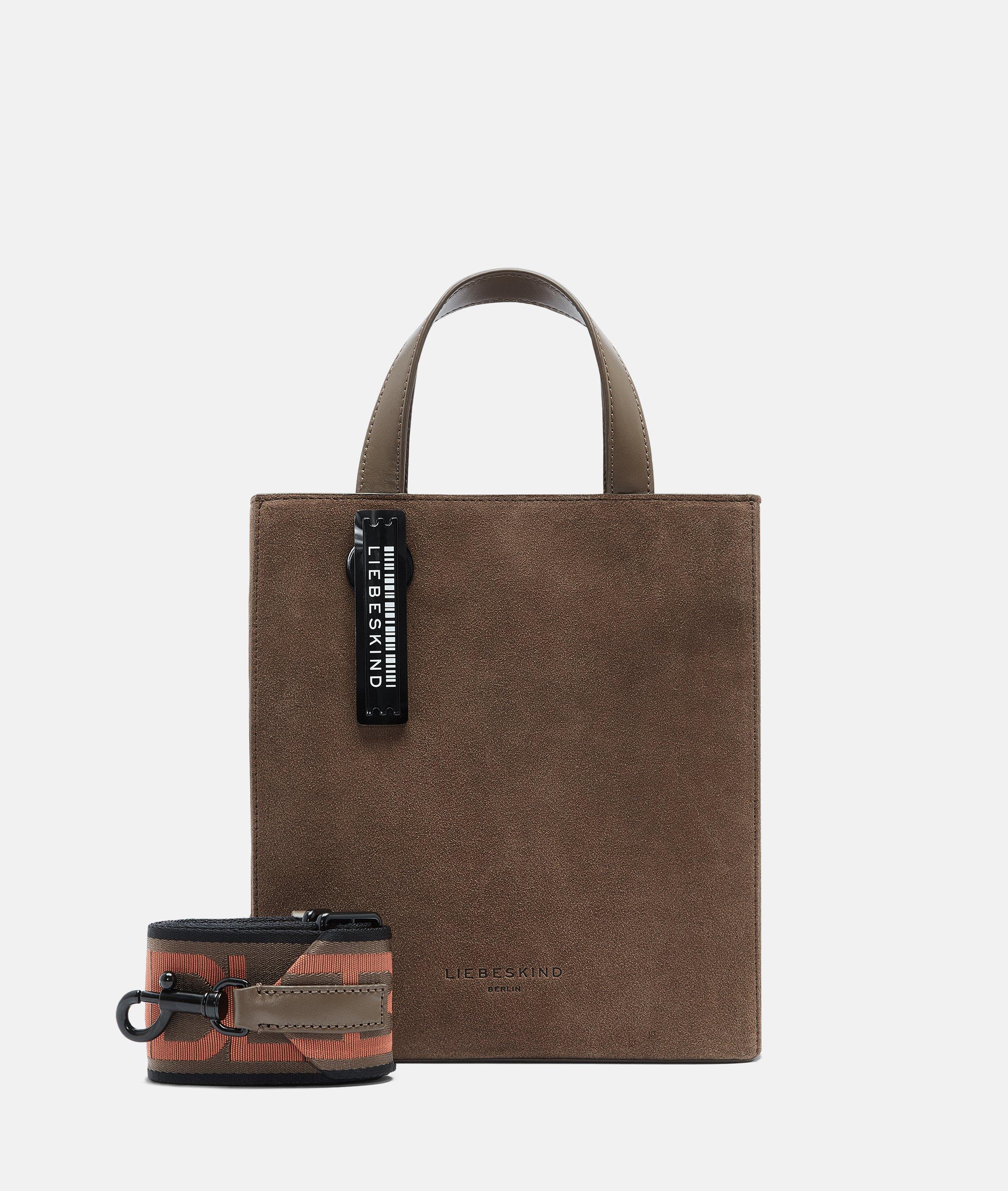 Liebeskind Berlin - Geräumige Tote Bag aus Veloursleder -  braun