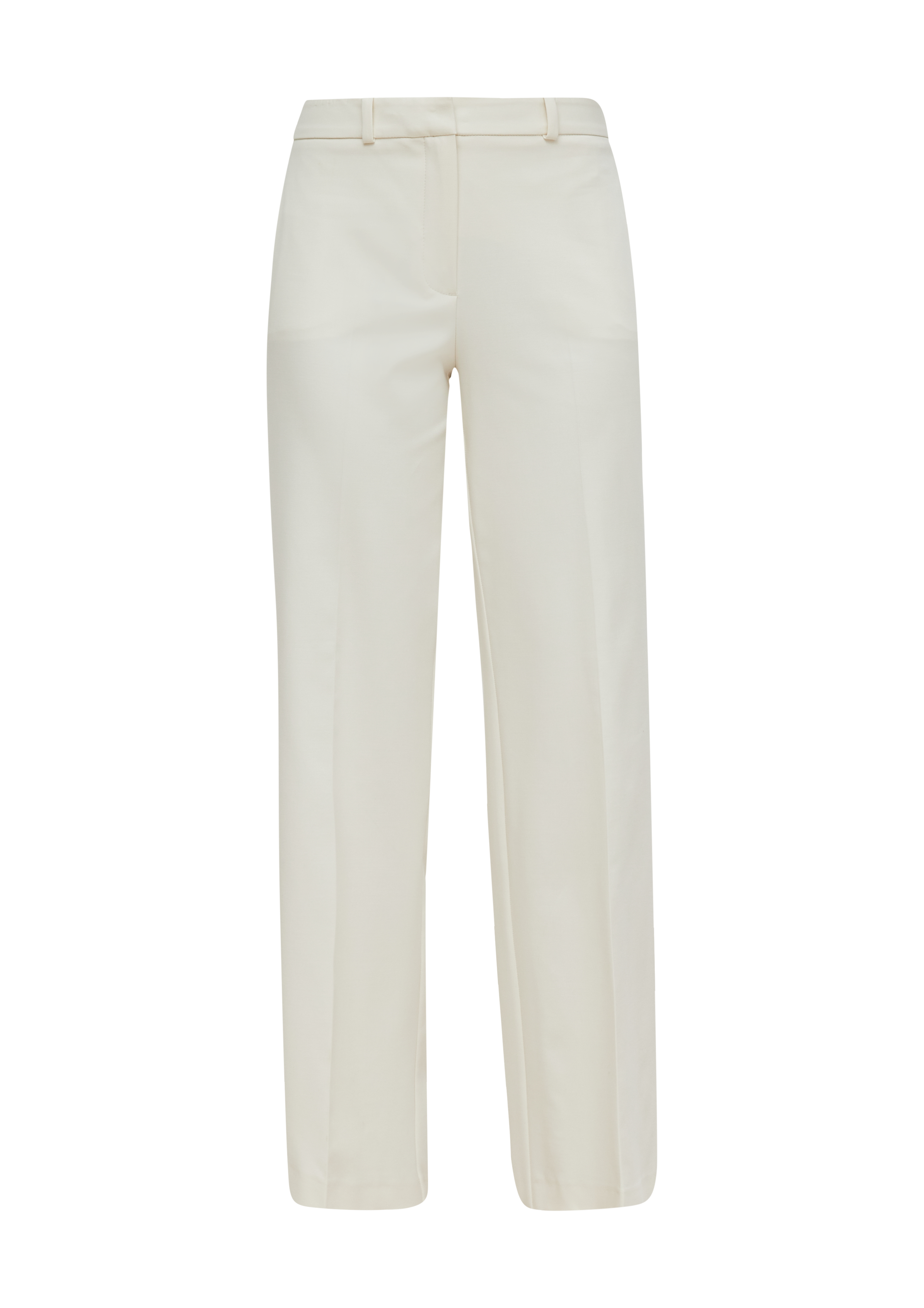 Loose fit: trousers with a high-rise waistband - Cream | SCAYLE