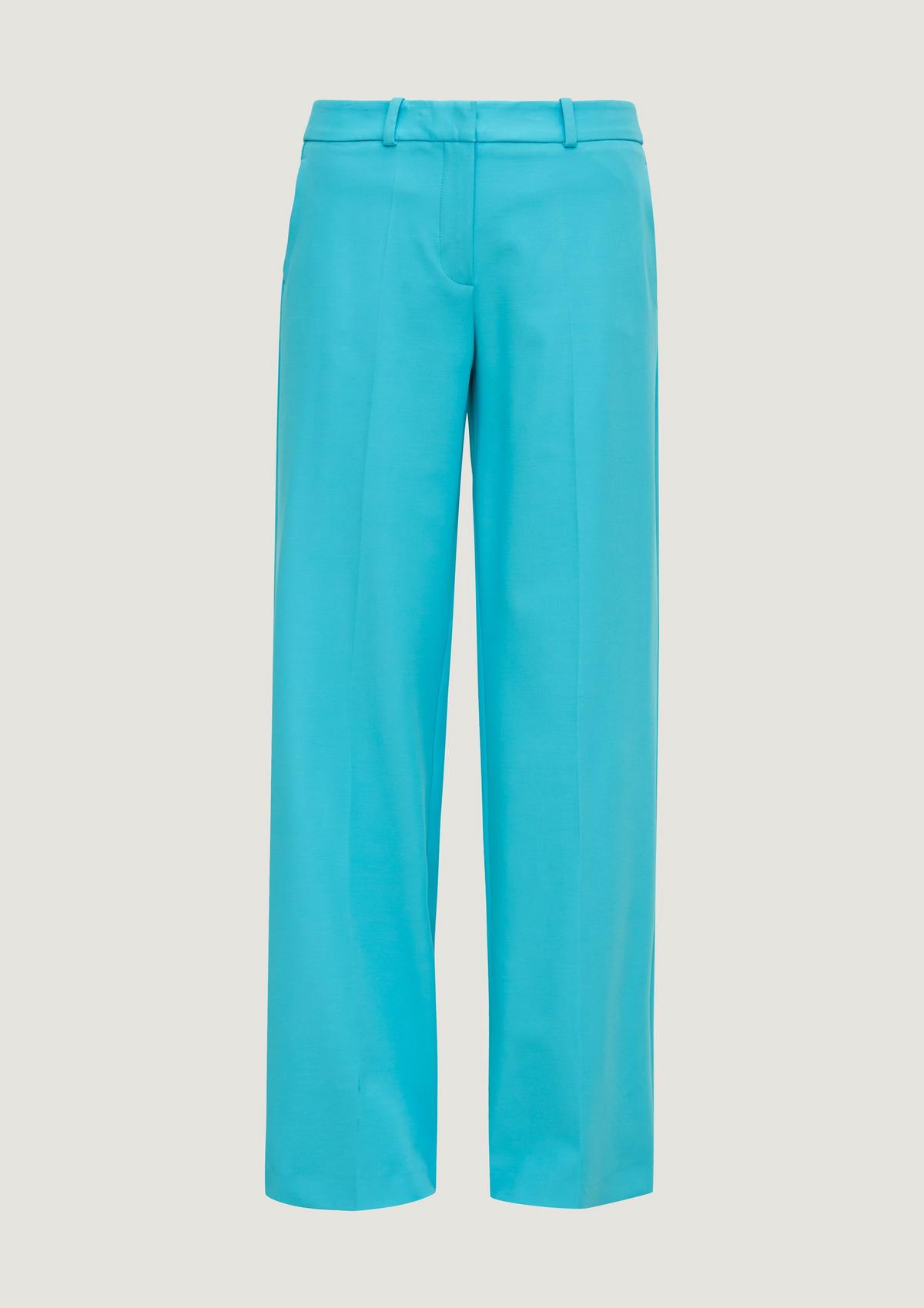 comma Loose fit: trousers with a high-rise waistband